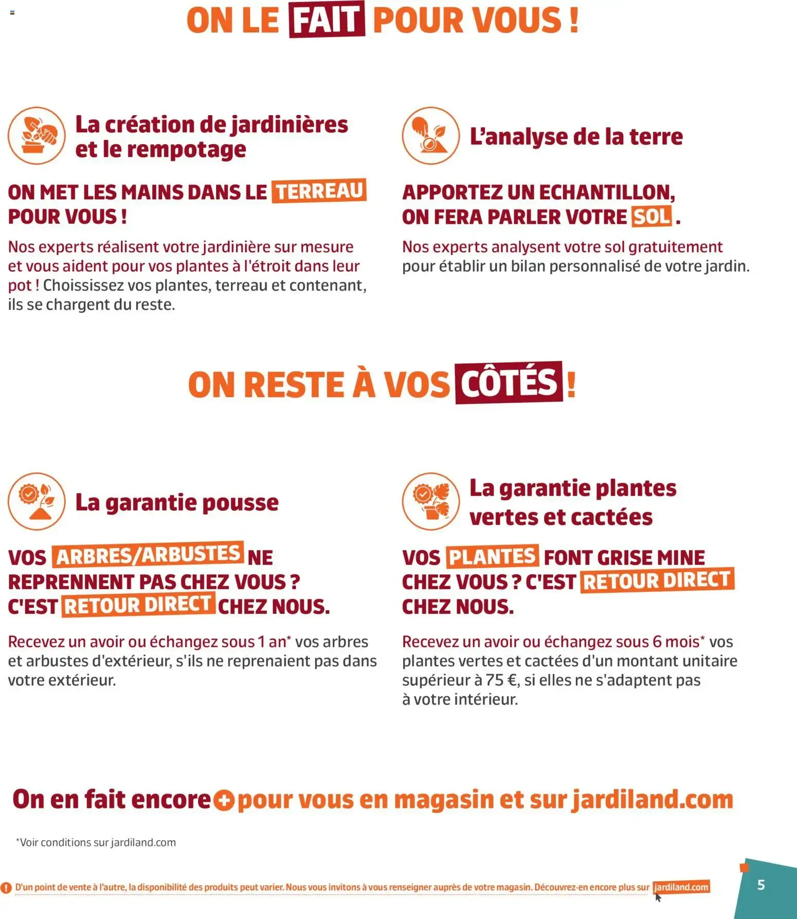 Jardiland catalogue printemps - été à partir du 27/02/2026 - promo en ligne du 27 février au 31 octobre 2026 - Catalogue page 5