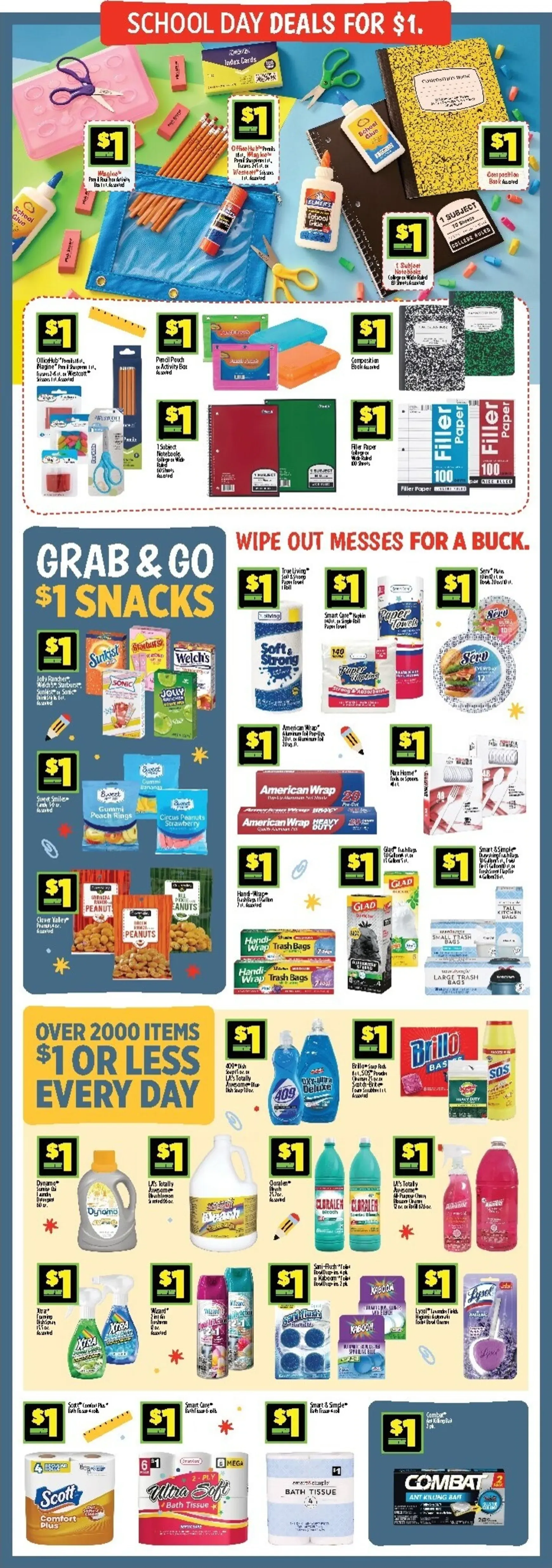 Weekly promotion Current Dollar General leaflet valid from Sunday 08/16/2026 to Saturday 08/22/2026 spanning from August 16 to August 22 2026 - Page 6 for Catalogue 365