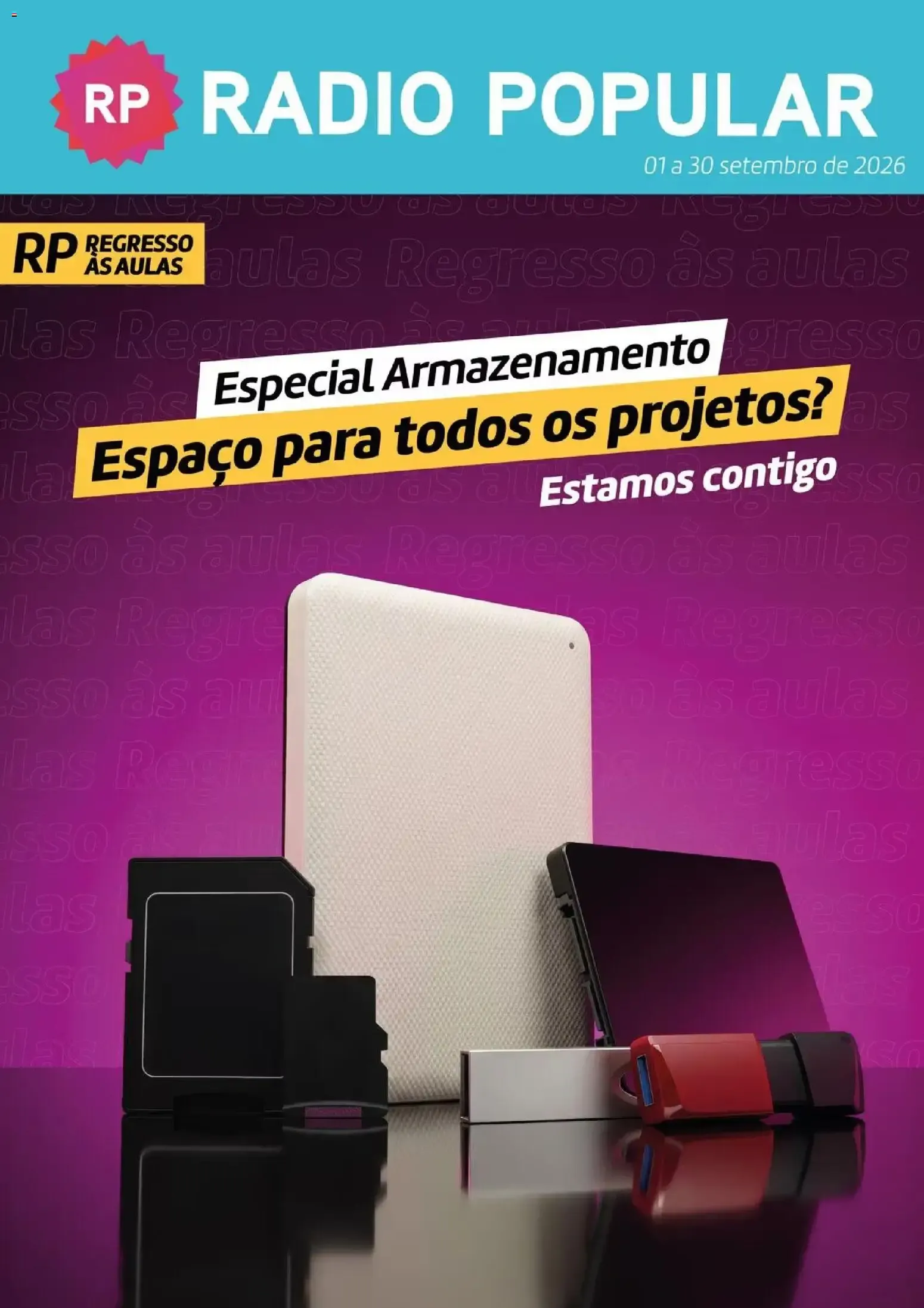 Folheto Radio Popular Especial Armazenamento » de 01/09/2026 - 30/09/2026 de 1 de setembro até 30 de setembro 2026 - Pagina 1