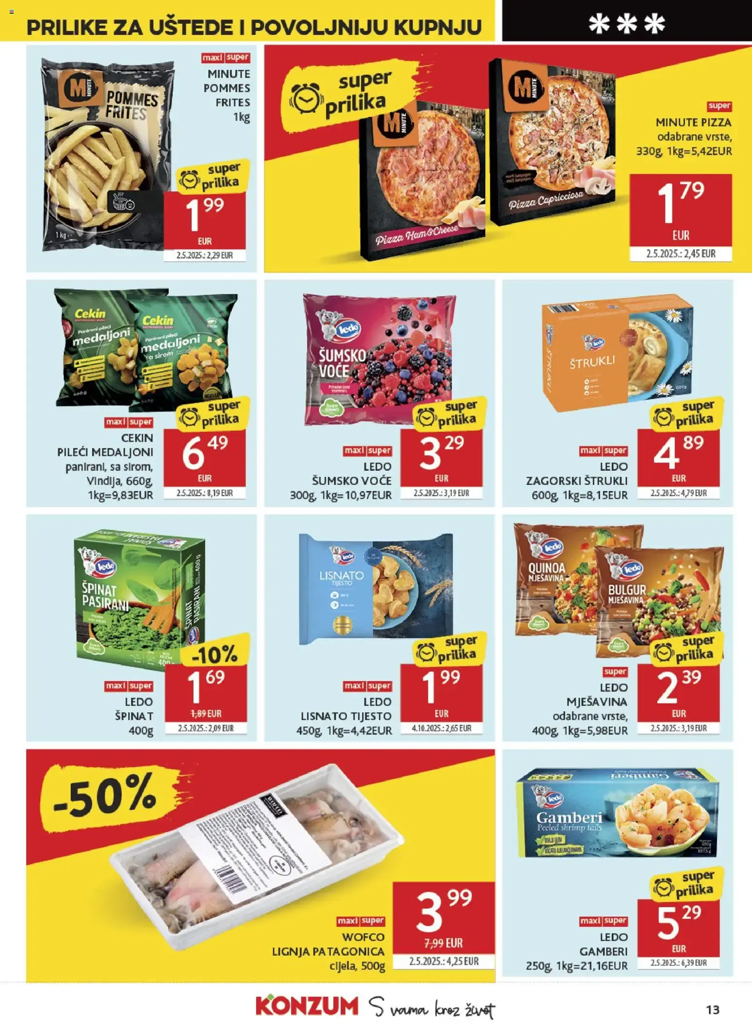 Katalog Konzum Katalog novi od 22.07.2026 na listanje > letak digitalni od 22. srpnja do 28. srpnja 2026. - Pregled Stranica 13