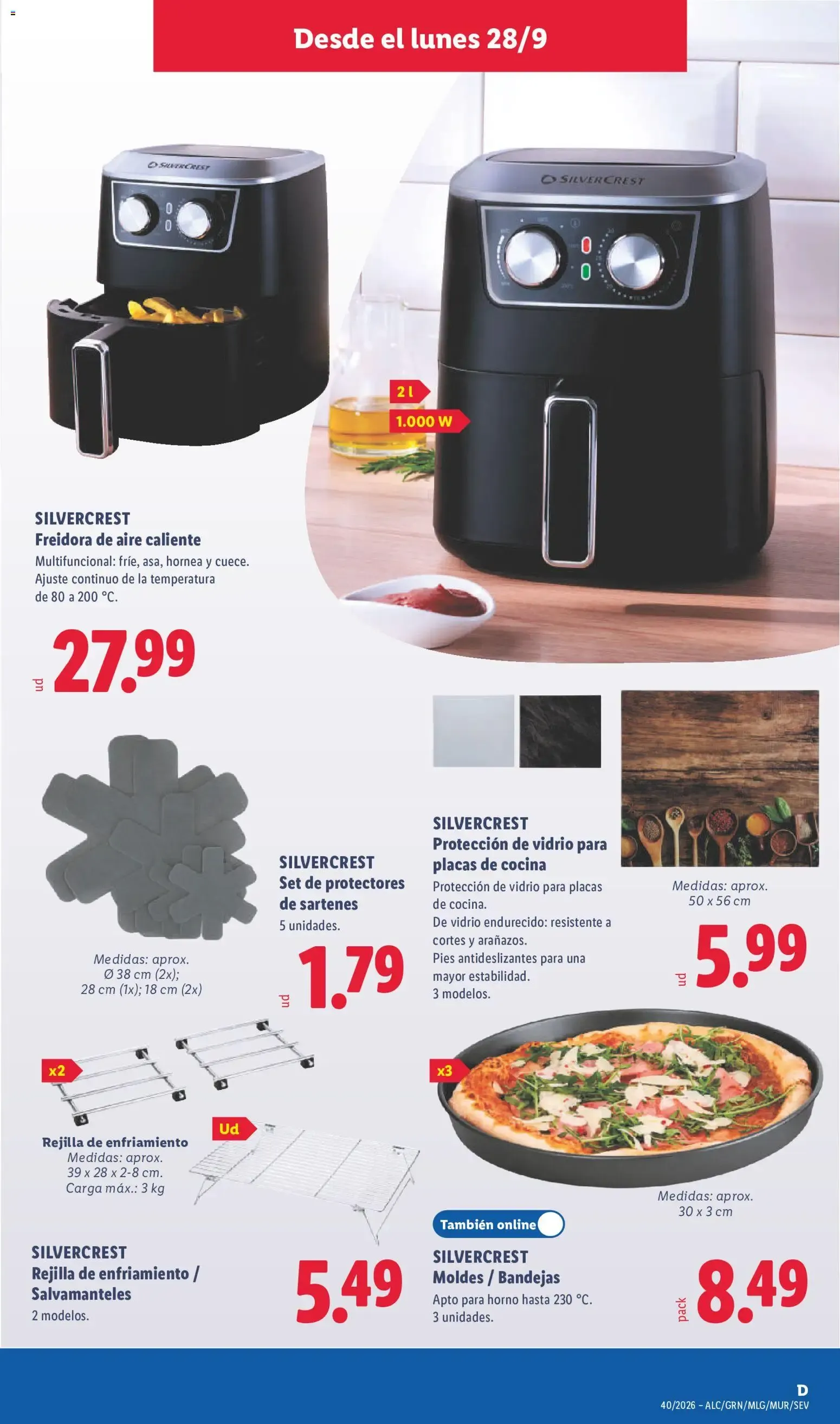 Catálogo de Lidl folleto de bazar del 28/09/2026 | Ofertas 28 de septiembre al 4 de octubre 2026 - Página 17