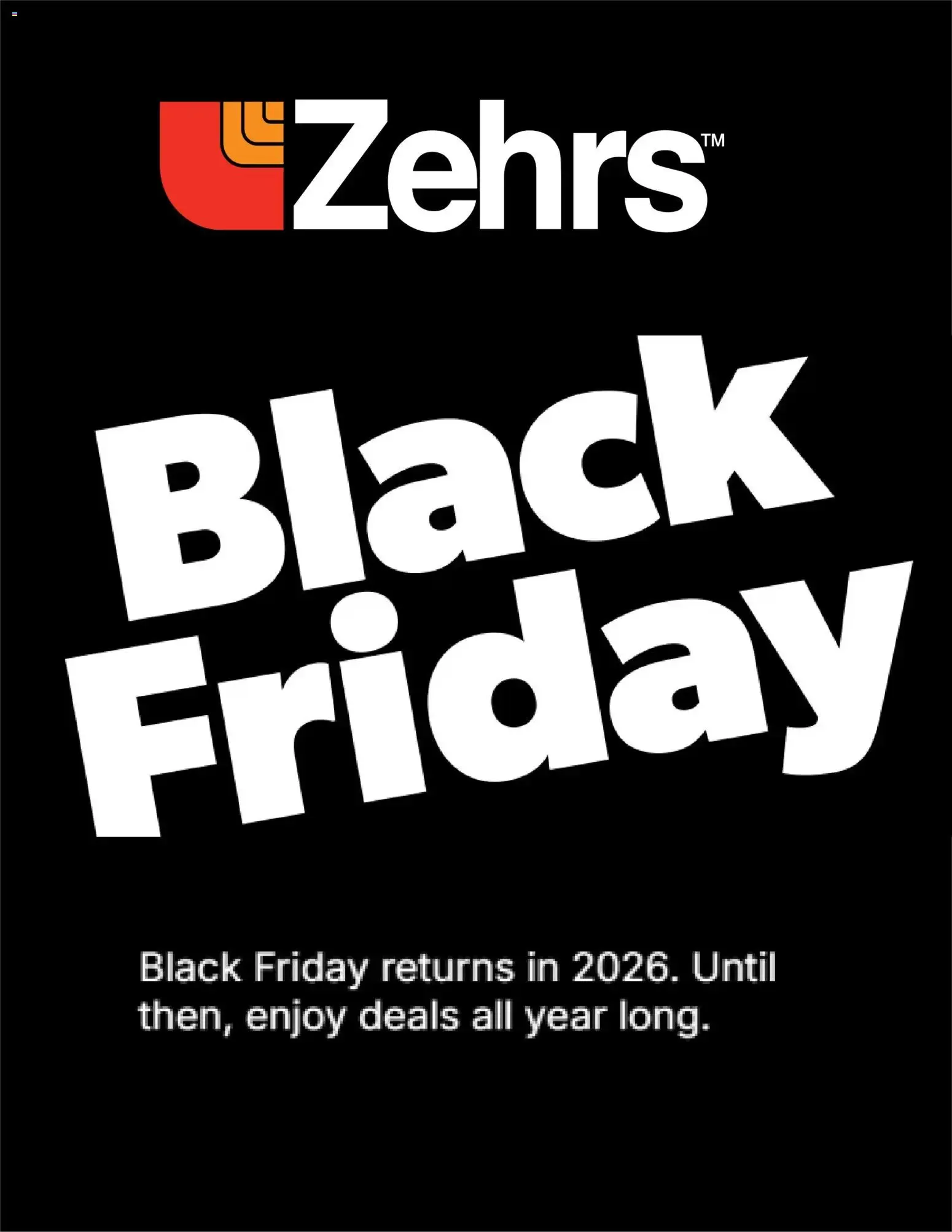 Zehrs Flyer Black Friday | from Oct 21, 2026 | Canada from October 21 to November 27 2026 - flyer page 1