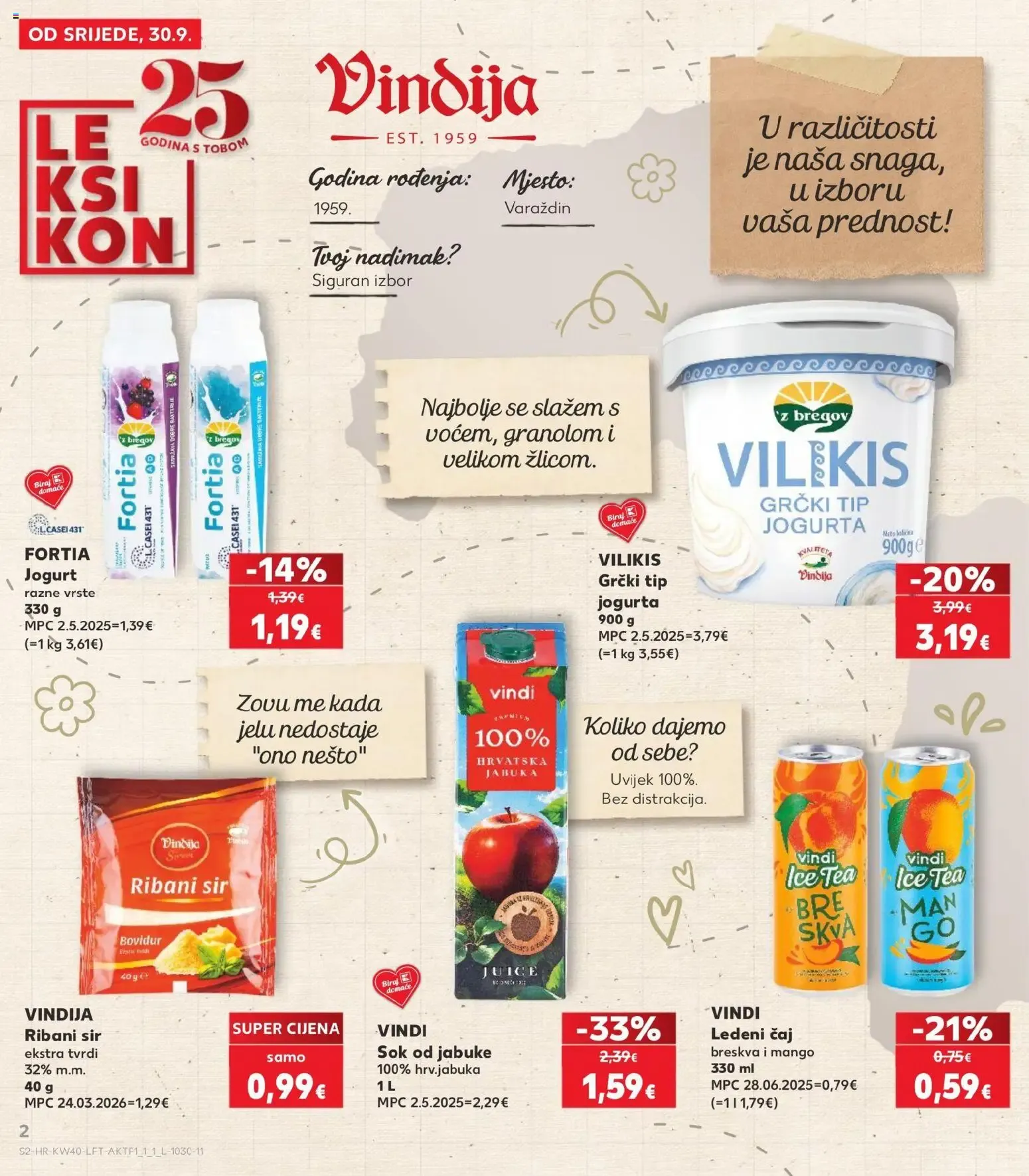 Katalog Kaufland Katalog novi od 30.09.2026 na listanje > letak digitalni od 30. rujna do 6. listopada 2026. - Pregled Stranica 2