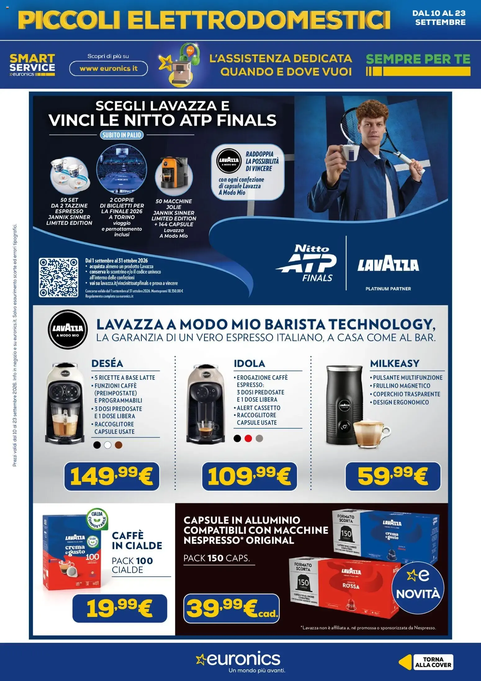 Nuovo Euronics volantino Piccoli Elettrodomestici dal 10/09/2026 > offerte anteprima 🛍️ da 10 settembre a 23 settembre di 2026 - Pagina del volantino 10
