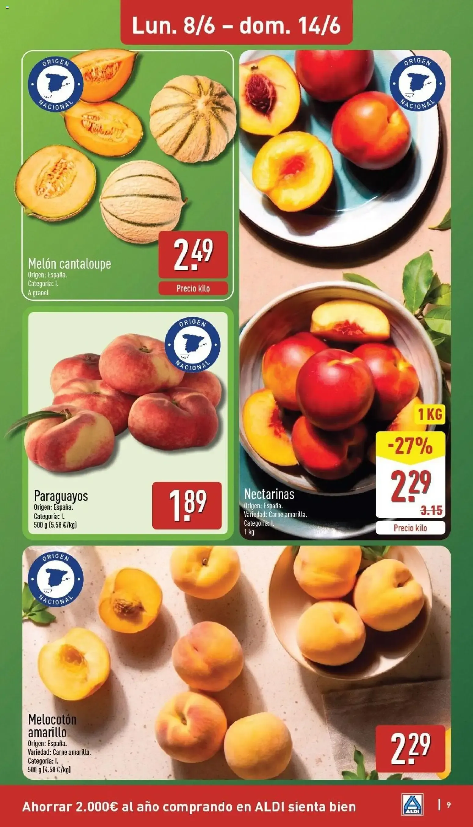 Catálogo de Aldi folleto Península del 08/06/2026 | Catálogo 8 de junio al 14 de junio 2026 - Página 9