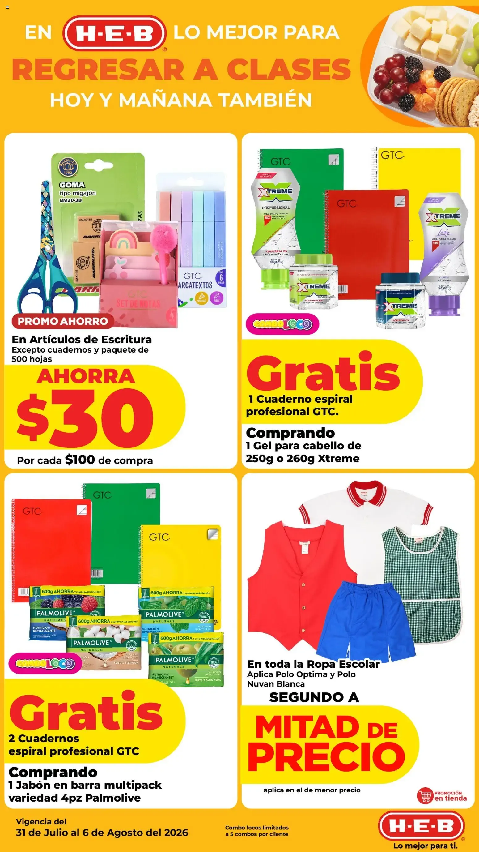 Catálogo de H-E-B: Los precios hoy están bajos y mañana también. 31 de julio al 3 de agosto 2026 - Pagina 4