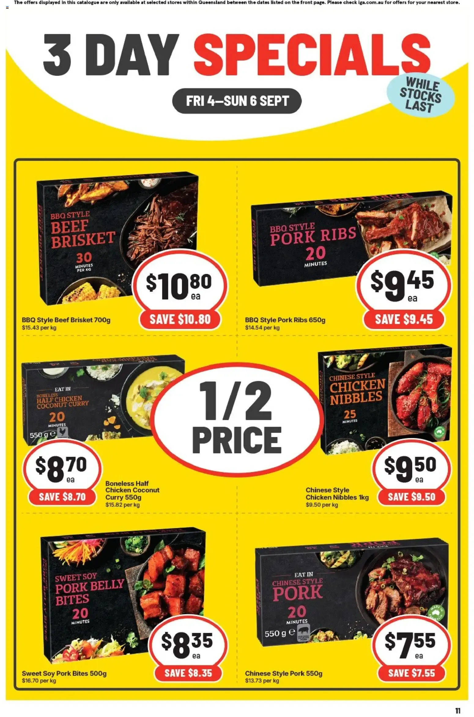 3 DAY SPECIALS - Catalogue valid from 4 September to 6 September 2026 - page 1