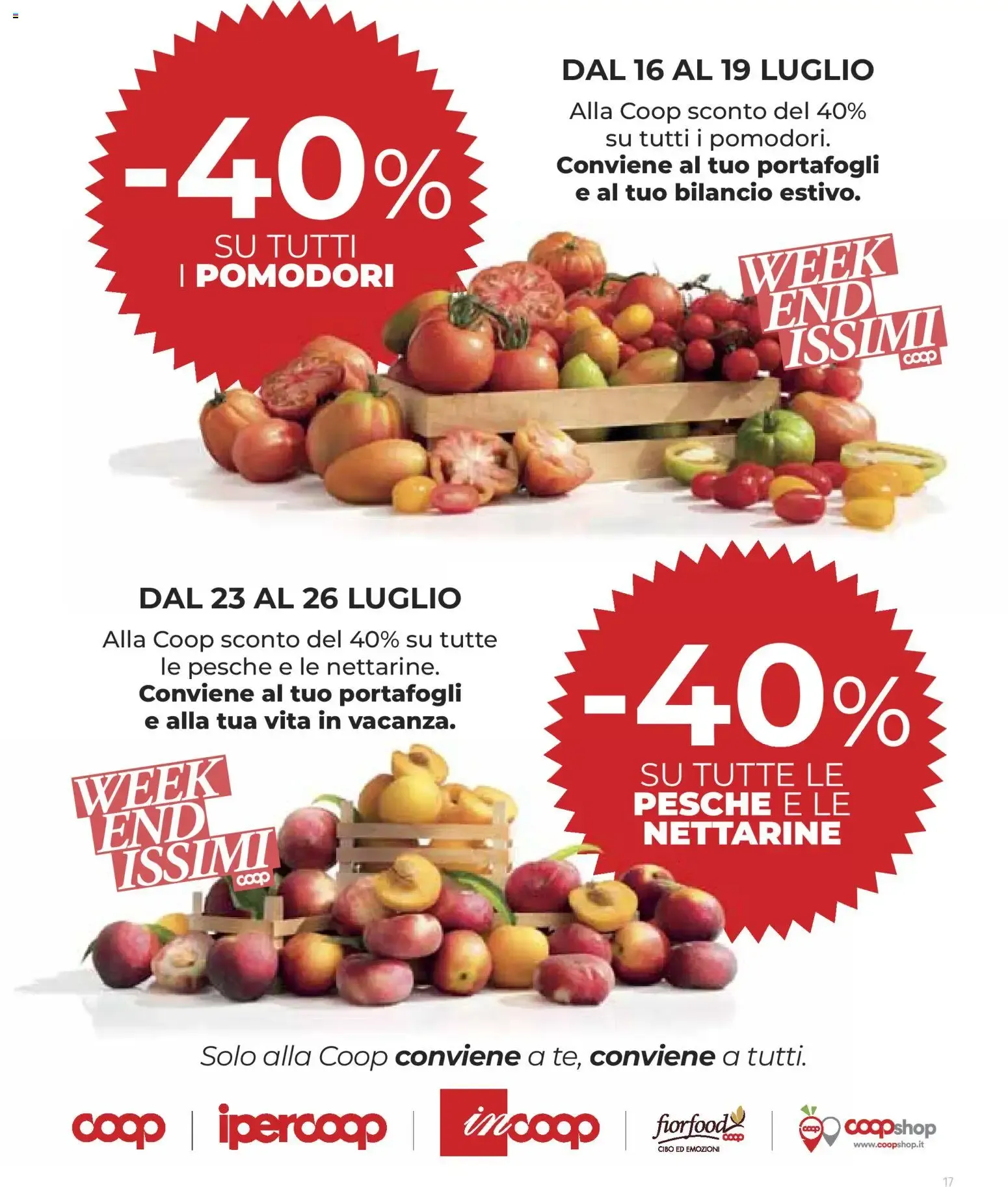 Anteprima volantino Ipercoop dal 16/07/2026 - nuovo offerte da 16 luglio a 29 luglio di 2026 - Pagina del volantino 17