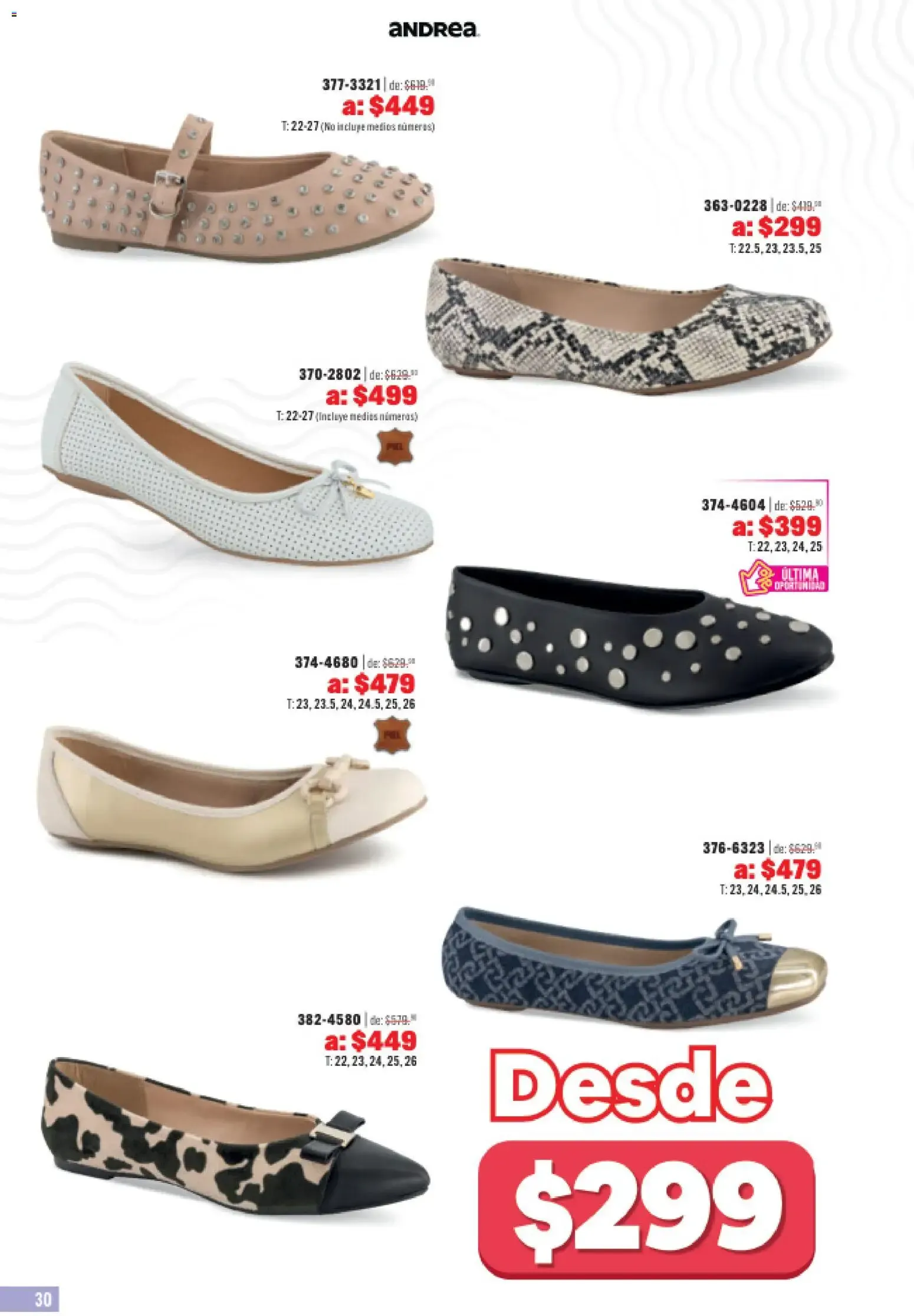 Catálogo de Andrea + Outlet Liquidación Primavera 31 de mayo al 25 de julio 2026 - Pagina 30