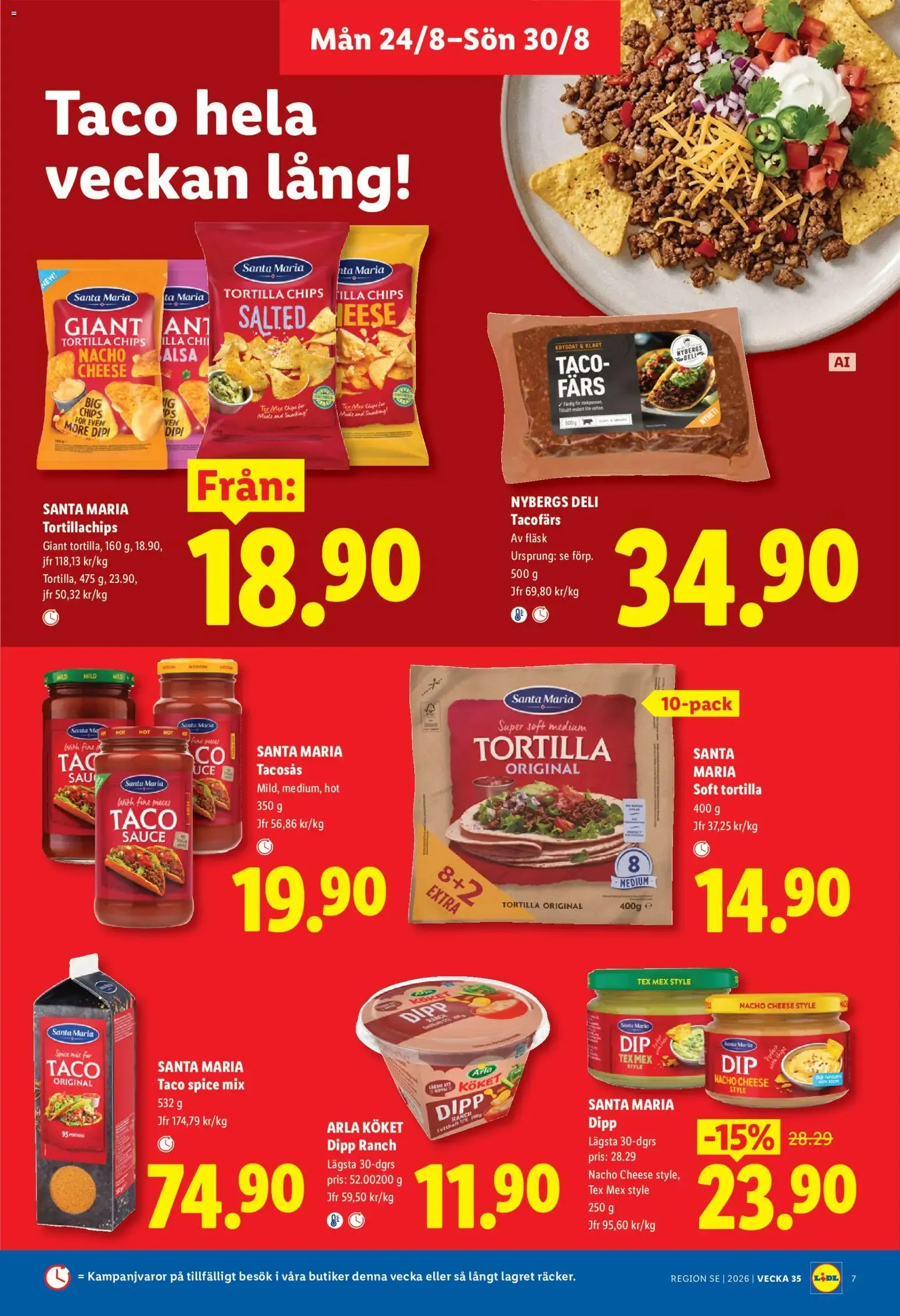 Lidl erbjudanden från 24/08/2026 - 30/08/2026 > Reklamblad nuvarande rabatter från 24 augusti till 30 augusti 2026 - Reklamblad sidor 7