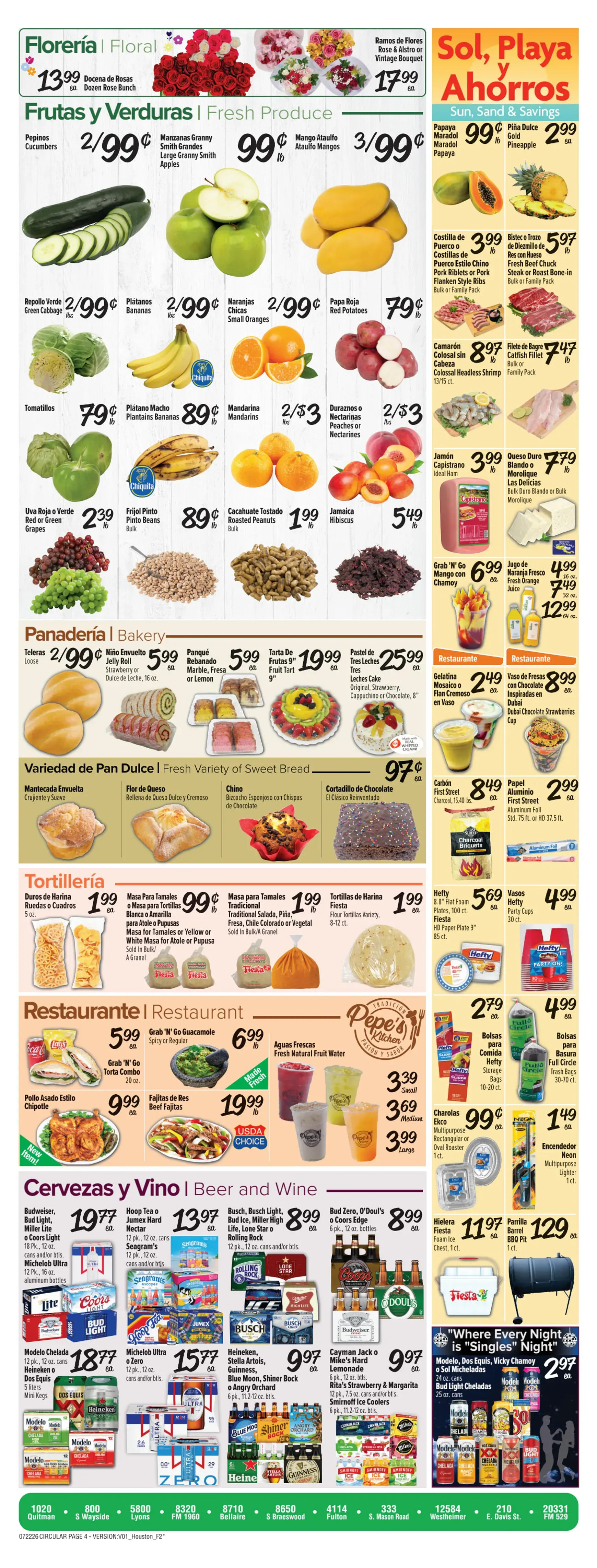 Weekly ad Current Fiesta Mart leaflet valid from Wednesday 07/22/2026 to Tuesday 07/28/2026 from July 22 to July 28 2026 - Page 4