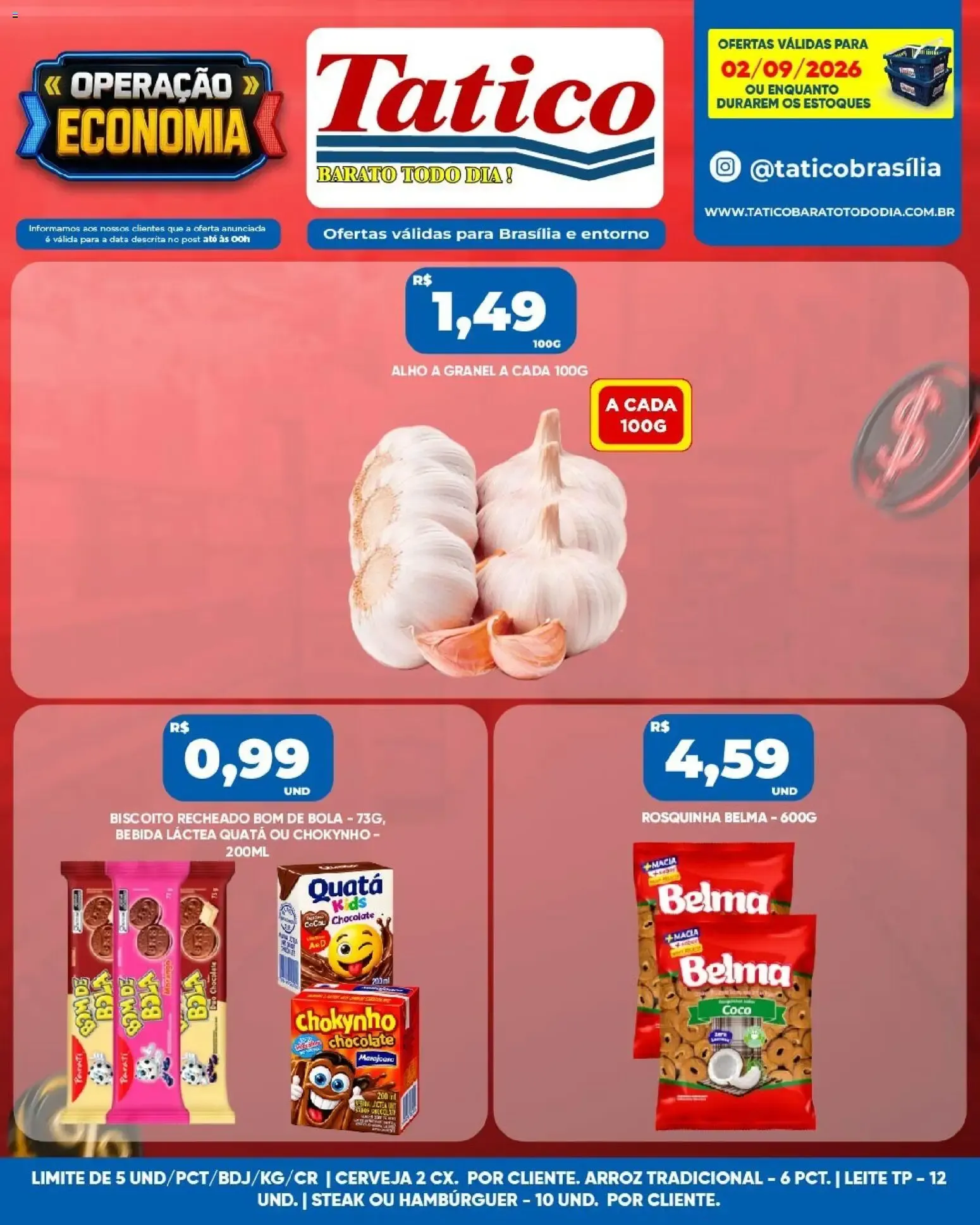 Encarte de Tatico ofertas do Dia de 02/09/2026 | Promoções Online 2 de setembro até 2 de setembro 2026 - Pagina 1