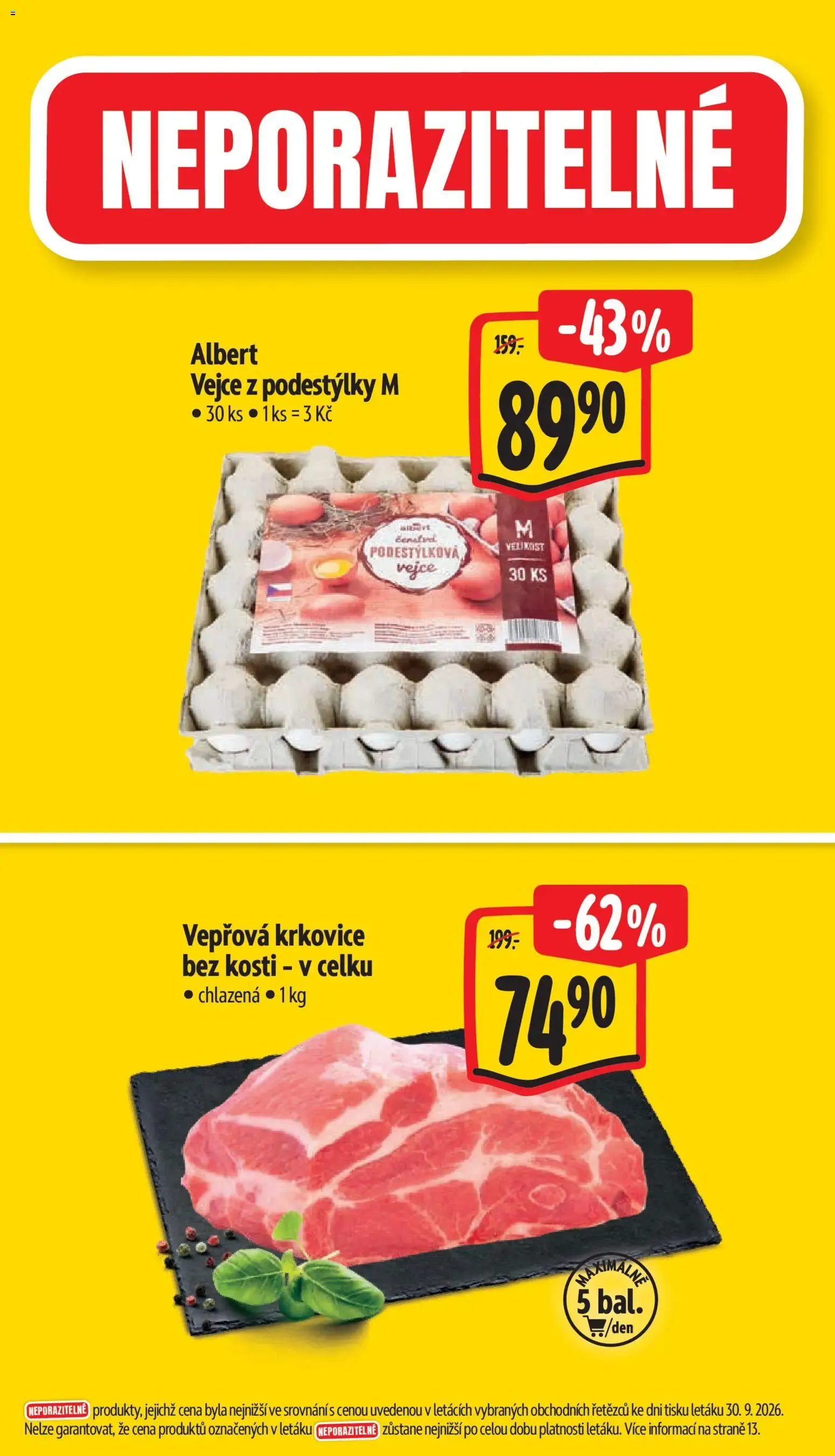 Albert leták - Hypermarket - Znojmo od 07.10.2026 - Akční leták - 7. října 13. října 2026 - Page 2