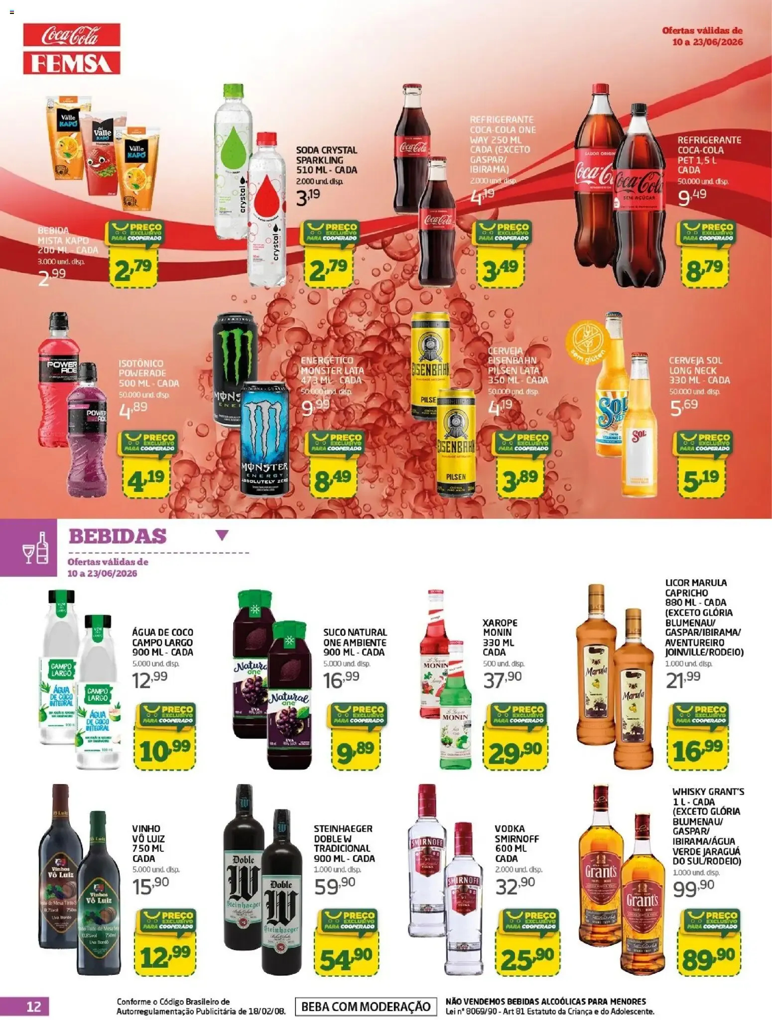 Encarte de Cooper Super Escalação de Ofertas 10 de junho até 23 de junho 2026 - Pagina 12