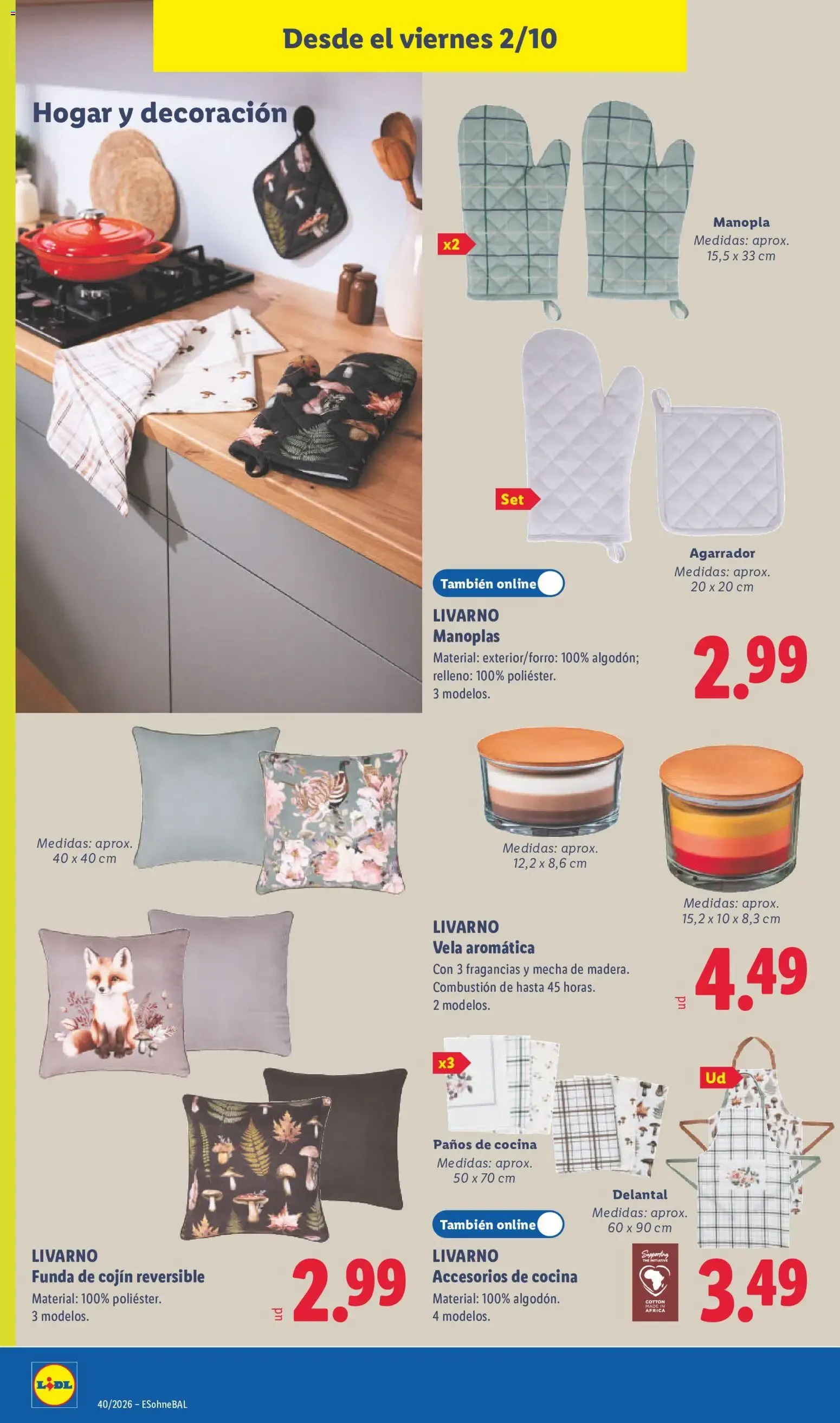 Catálogo de Lidl folleto de bazar del 28/09/2026 | Ofertas 28 de septiembre al 4 de octubre 2026 - Página 32