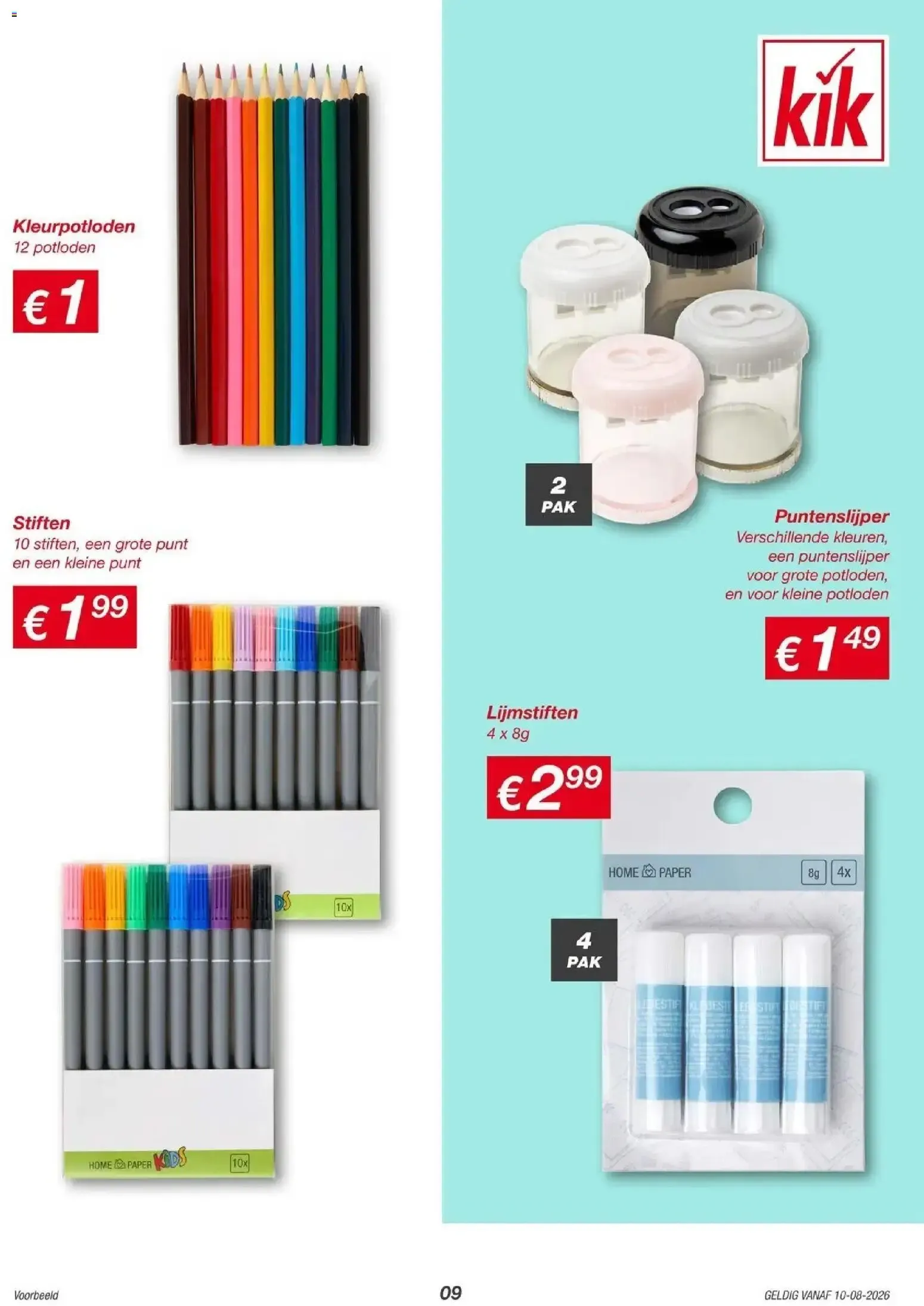 MEER PLEZIER OP SCHOOL. van 10 augustus tot 16 augustus 2026 - Folder pagina 9