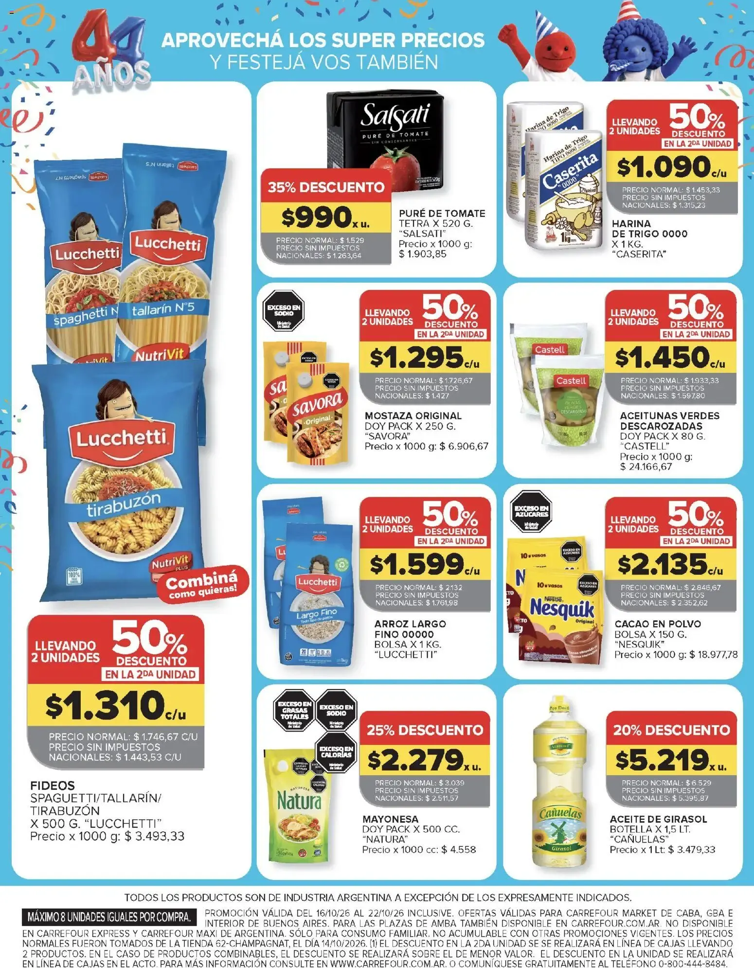 Ofertas de Carrefour - Ofertas || del 16/10/2026 - 22/10/2026 || Promociones 16 de octubre al 22 de octubre 2026 - Página 46 del catálogo