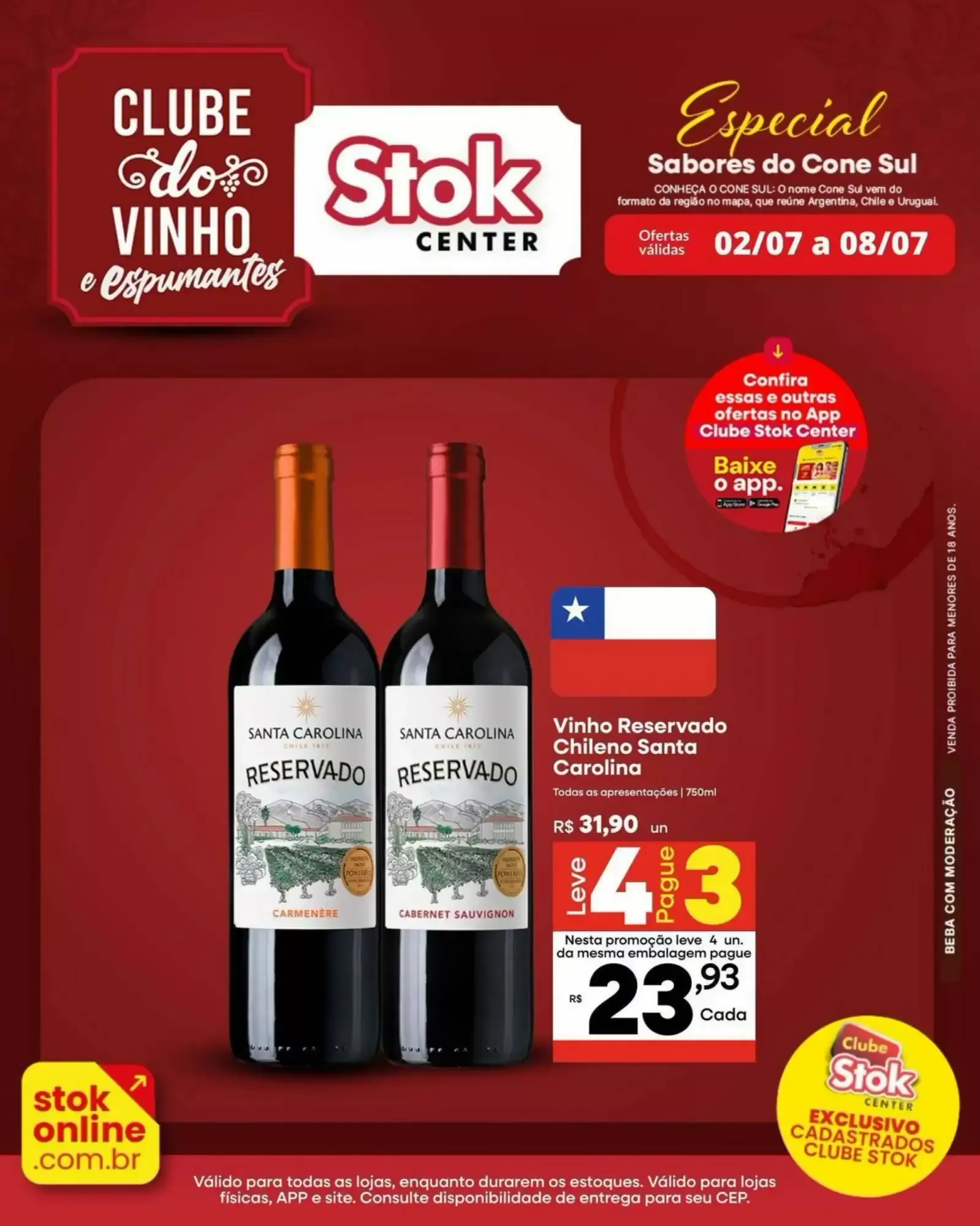 Encarte de Clube do Vinho e Espumantes - Stok Center 2 de julho até 8 de julho 2026 - Pagina 5