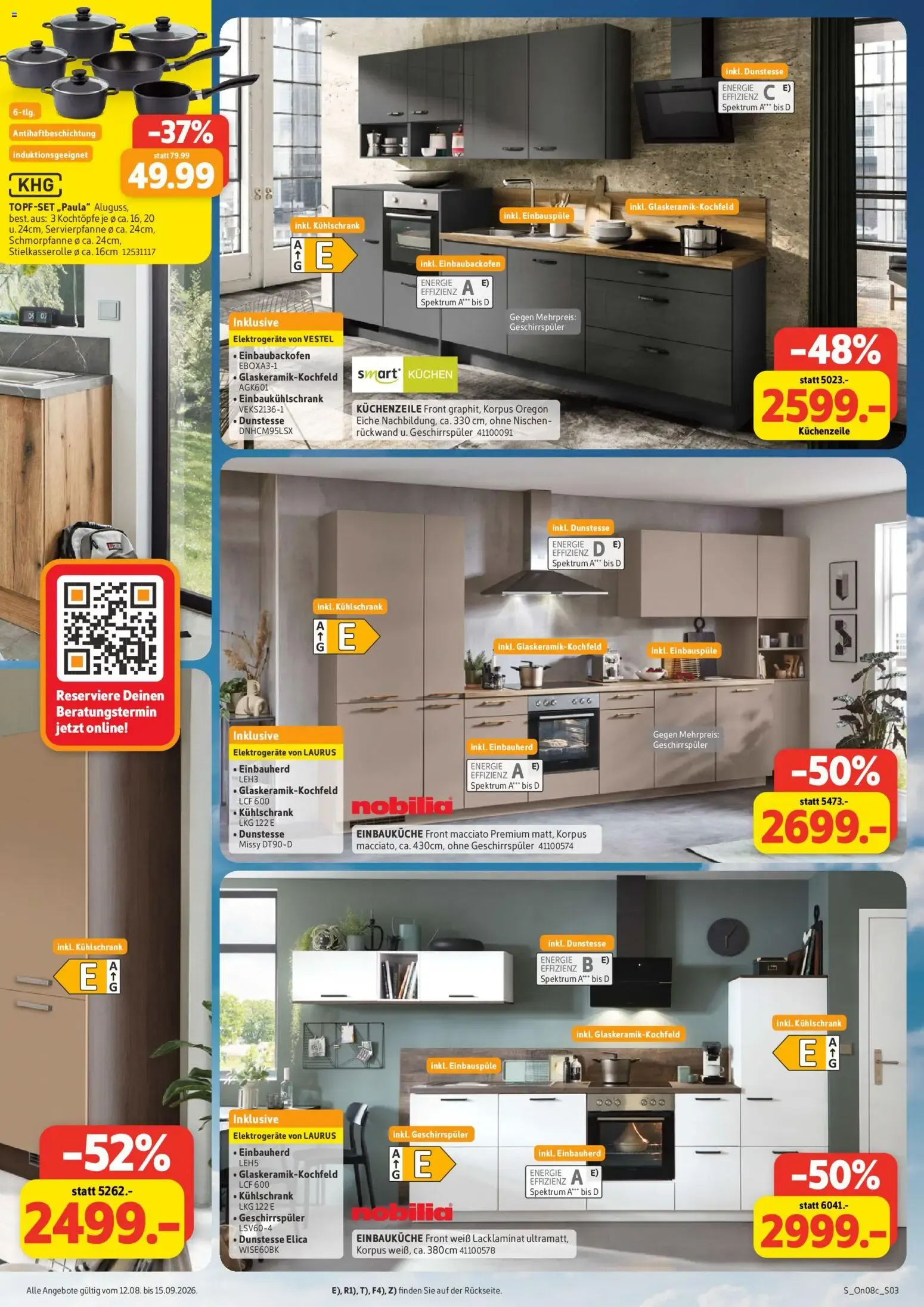 Sconto - Deutschlands günstigstes Möbelhaus! von 12. August bis 15. September 2026 - Prospekt seite 3