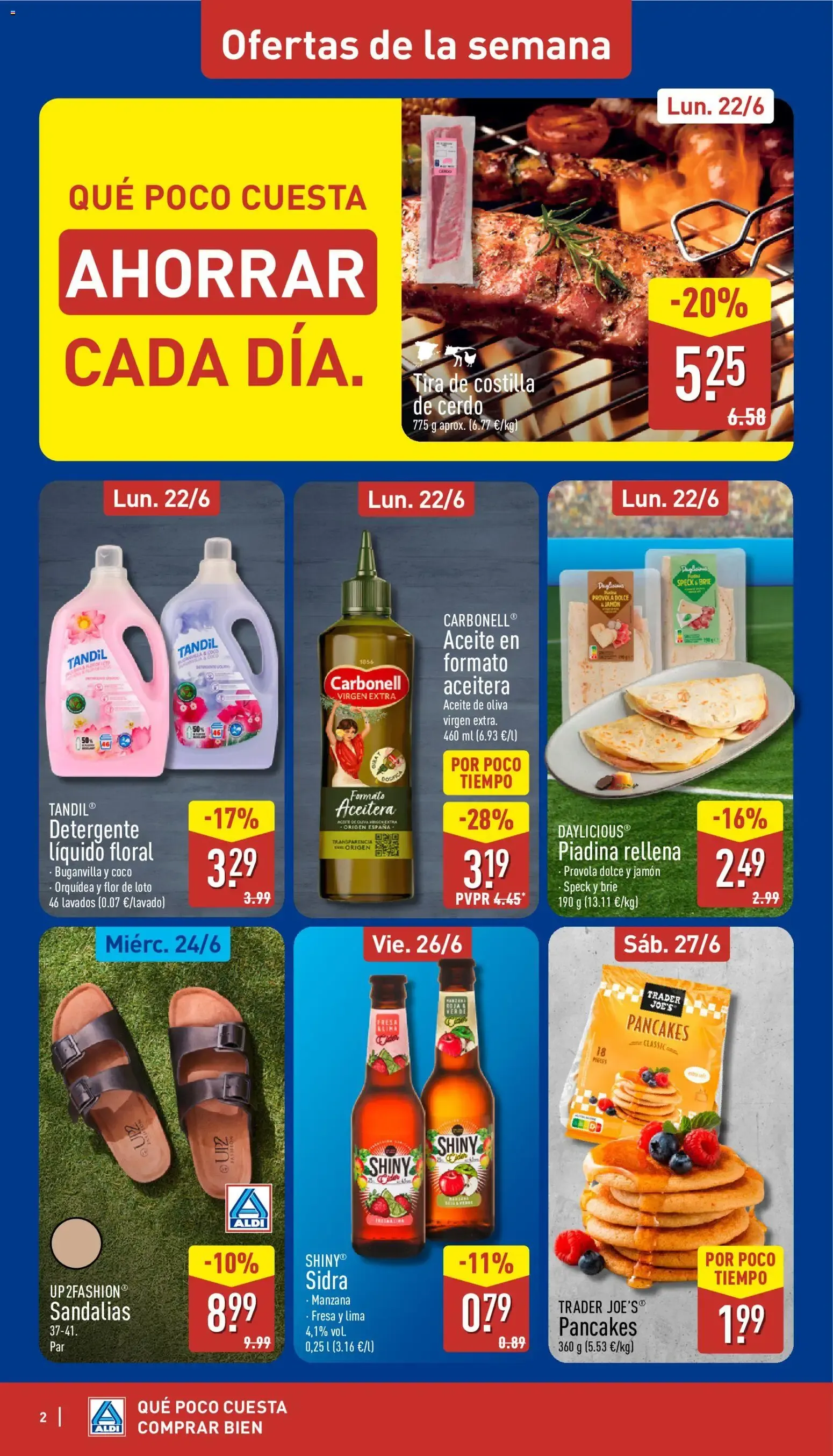 Catálogo de Aldi folleto Península del 22/06/2026 | Catálogo 22 de junio al 28 de junio 2026 - Página 2