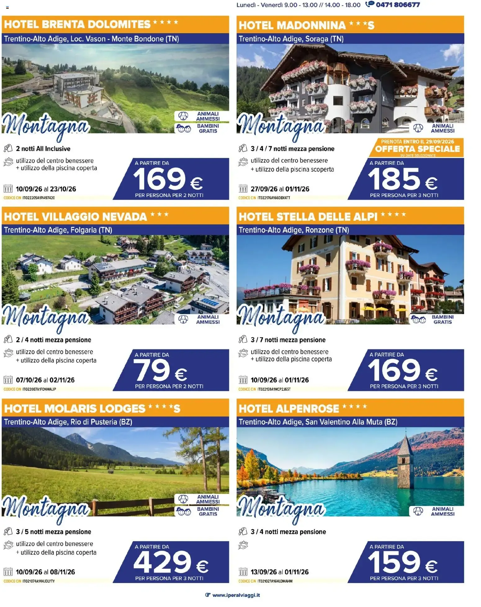AHG DONNA SILVIA WELLNESS HOTEL da 3 settembre a 29 settembre di 2026 - Pagina del volantino 3