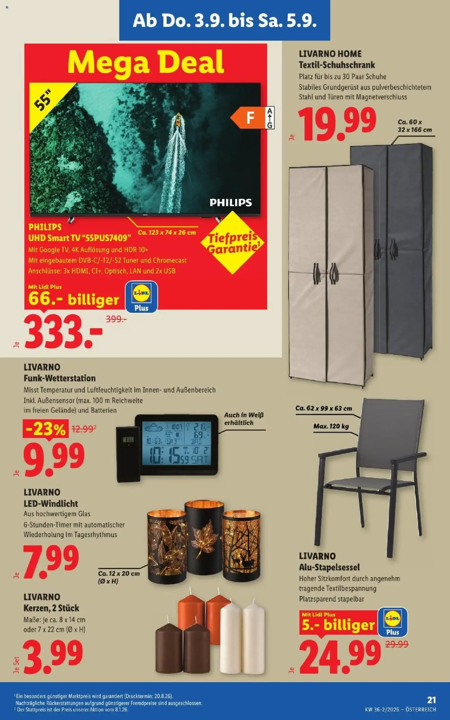 Lidl - Flugblatt ab 03.09.2026 - Angebote ab donnerstag von 3. September bis 5. September 2026 - Flugblätt seite 25
