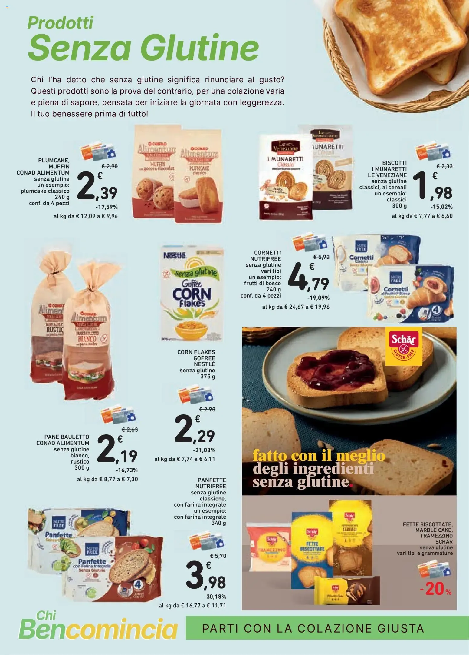 Conad Superstore: Chi Bencomincia, Parti con la colazione giusta da 26 agosto a 8 settembre di 2026 - Pagina del volantino 10
