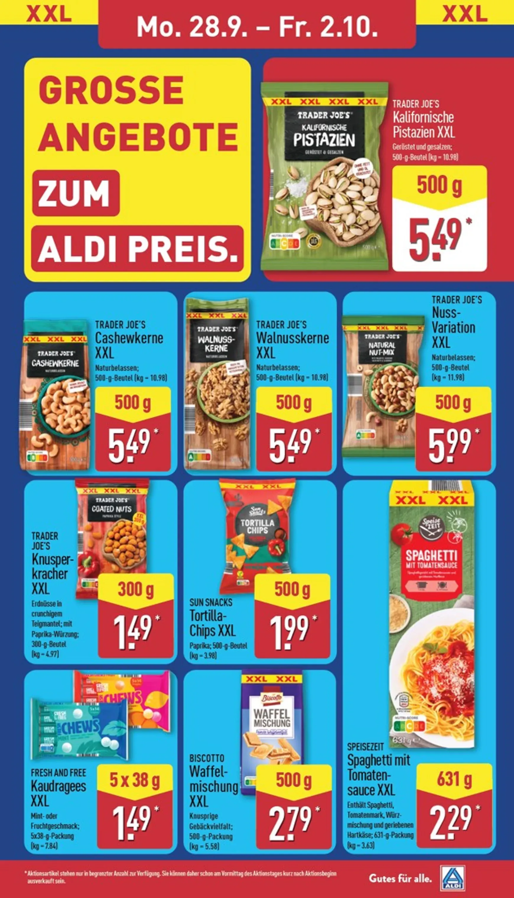 ALDI: XXL Zum Aldi Preis von 28. September bis 2. Oktober 2026 - Prospekt seite 13