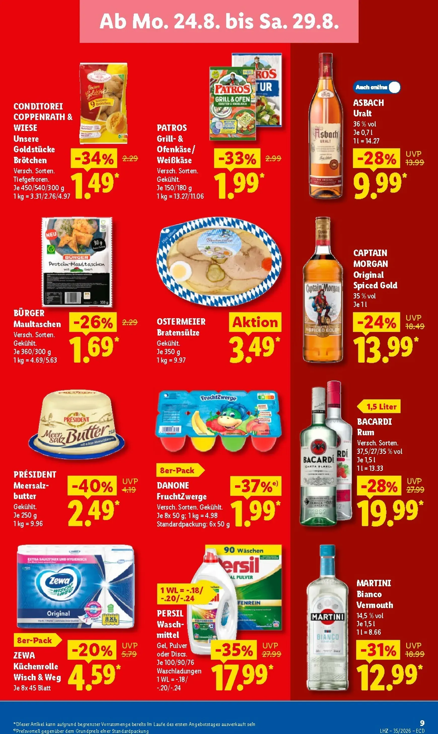 Lidl Prospekt nächste Woche – von Montag 24.08.2026 bis Samstag 29.08.2026 von 24. August bis 29. August 2026 - Prospekt seite 22