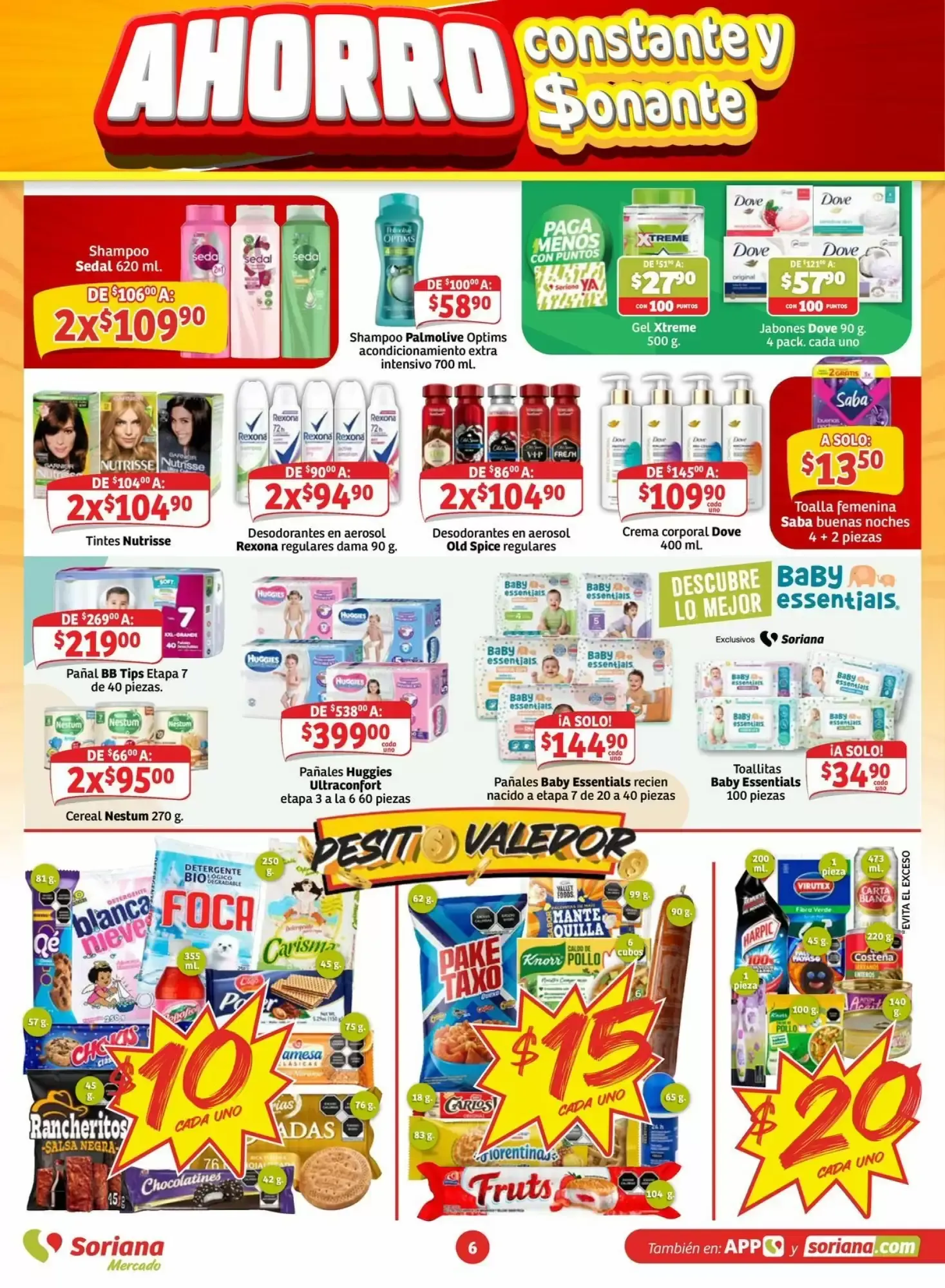 Catálogo de Soriana Mercado AHORRO constante y Sonante 6 de agosto al 12 de agosto 2026 - Pagina 6