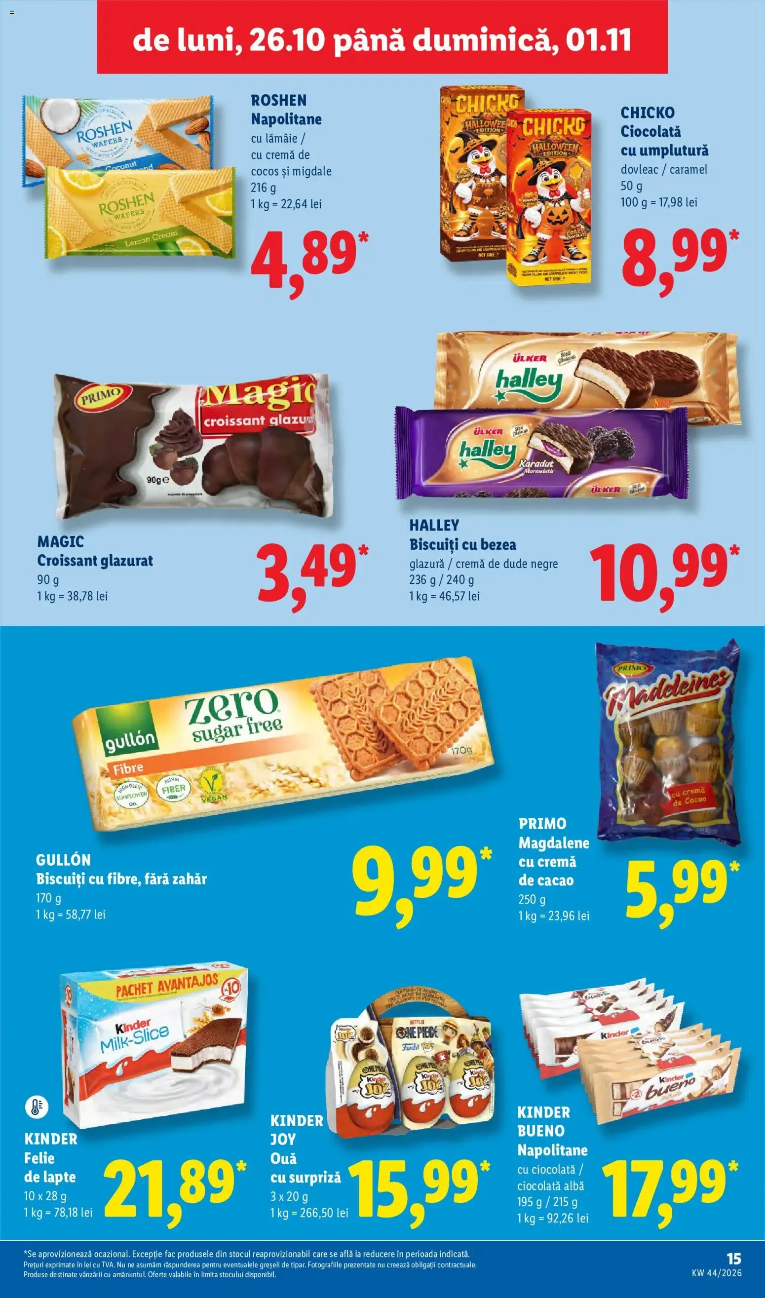 Catalog Catalog LIDL 26.10.2026 - Oferta și Revista online de la 26 octombrie până la 1 noiembrie 2026 - Revista Pagina 15