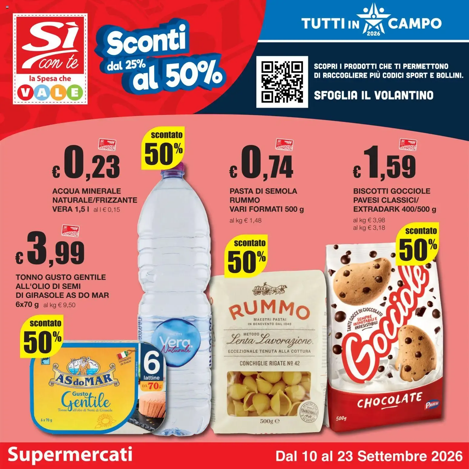 Sì con Te volantino dal 10/09/2026 - online Offerte da 10 settembre a 23 settembre di 2026 - Pagina del volantino 1