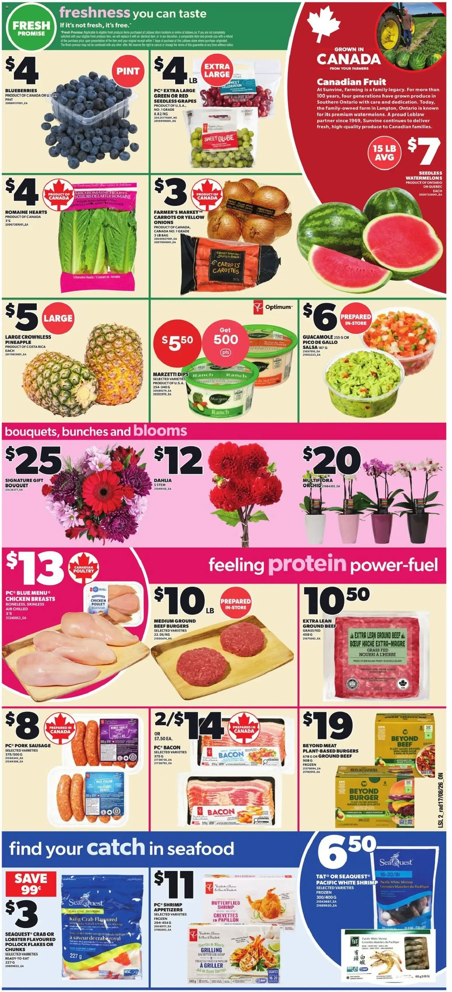 Loblaws weekly flyer / circulaire from Aug 20, 2026 > weekly specials & deals from August 20 to August 26 2026 - flyer page 3