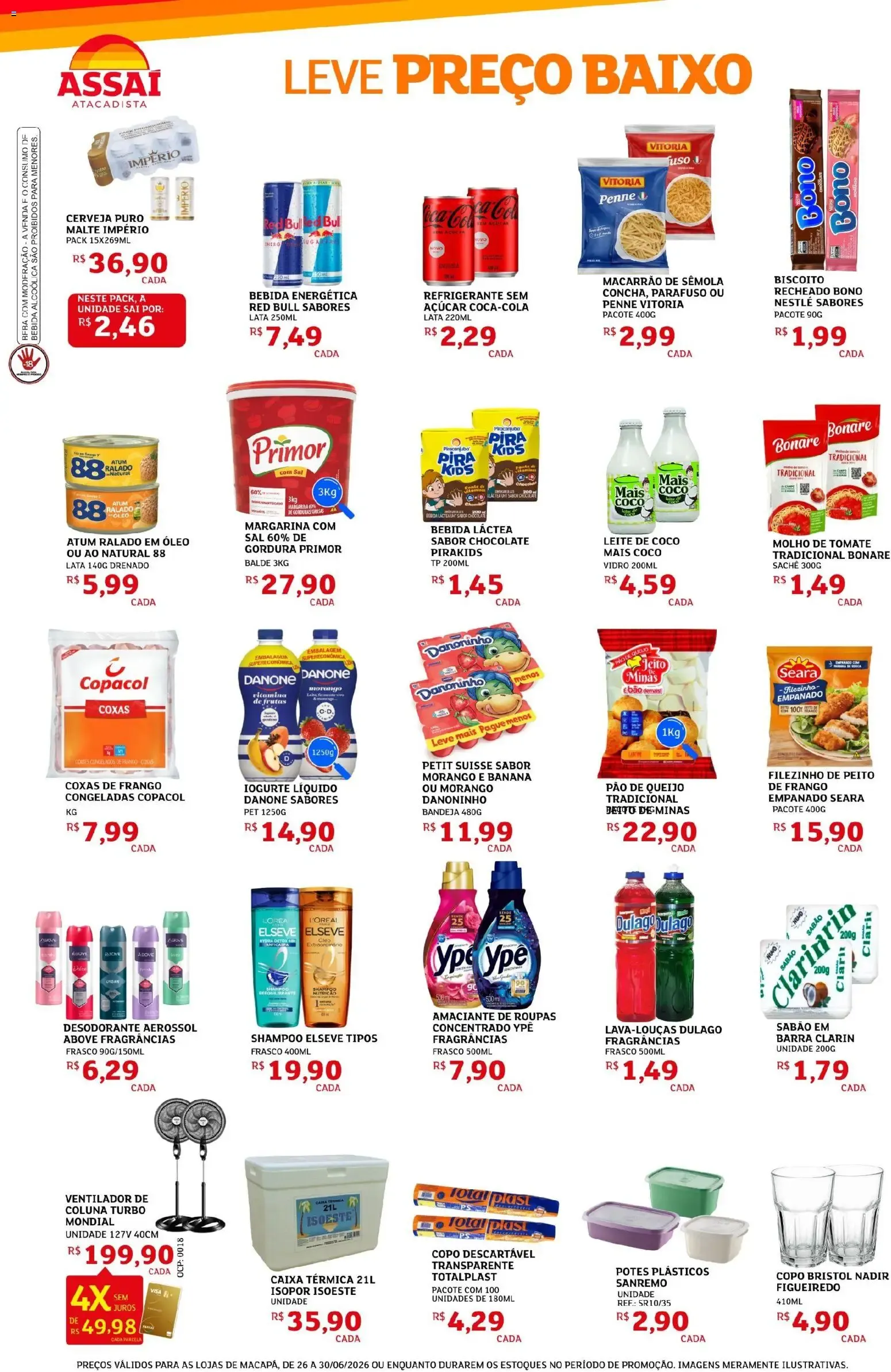 Encarte de Assaí Atacadista - Acelera com Preço Baixo 26 de junho até 30 de junho 2026 - Pagina 2