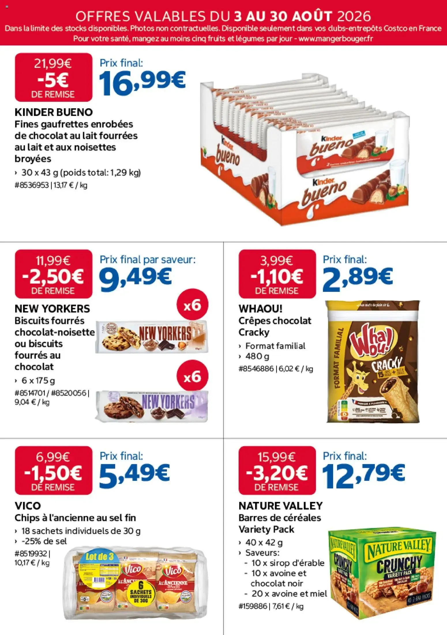 Costco catalogue à partir du 03/08/2026 - promo en ligne du 3 août au 30 août 2026 - Catalogue page 13