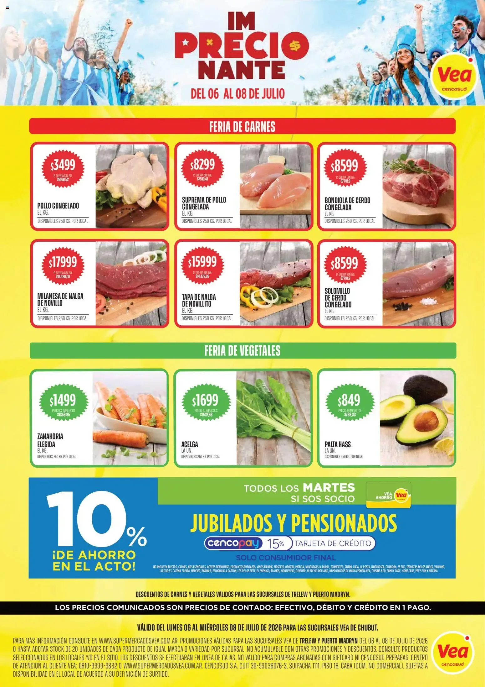 Ofertas de Vea - IM PRECIO NANTE 6 de julio al 8 de julio 2026 - Página 1 del catálogo
