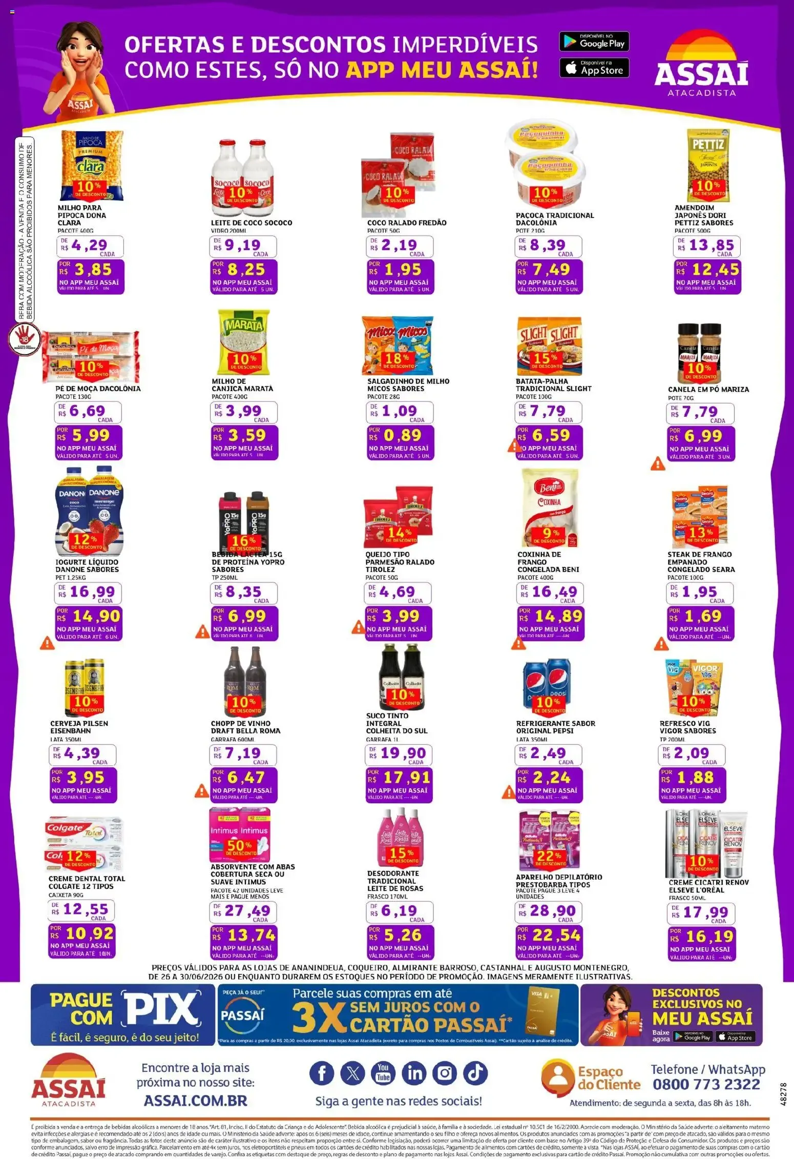 Encarte de Assaí Atacadista ofertas - PA de 29/06/2026 | Promoções Online 26 de junho até 30 de junho 2026 - Pagina 3