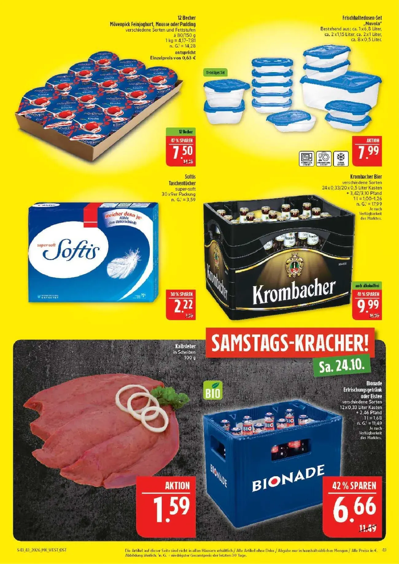 Marktkauf App: Scannen & Clever Sparen von 19. Oktober bis 24. Oktober 2026 - Prospekt seite 43