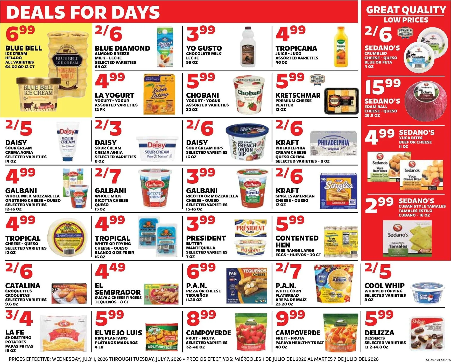 Weekly ad Current Sedano's leaflet valid from Wednesday 07/01/2026 to Tuesday 07/07/2026 from July 1 to July 7 2026 - Page 5