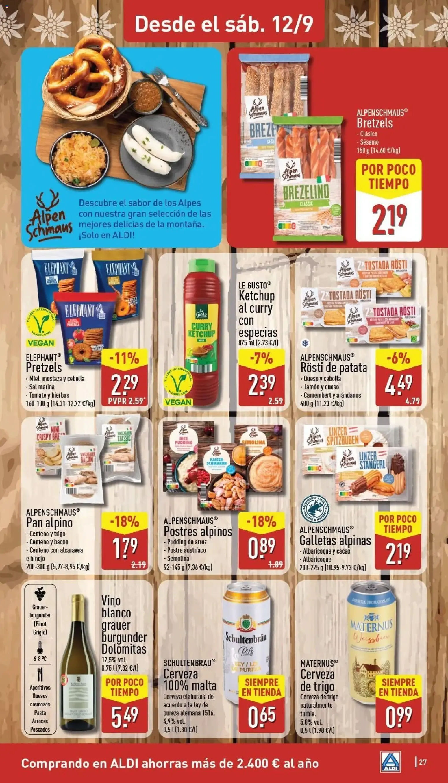 Catálogo de Aldi folleto Baleares del 07/09/2026 | Catálogo 7 de septiembre al 13 de septiembre 2026 - Página 27