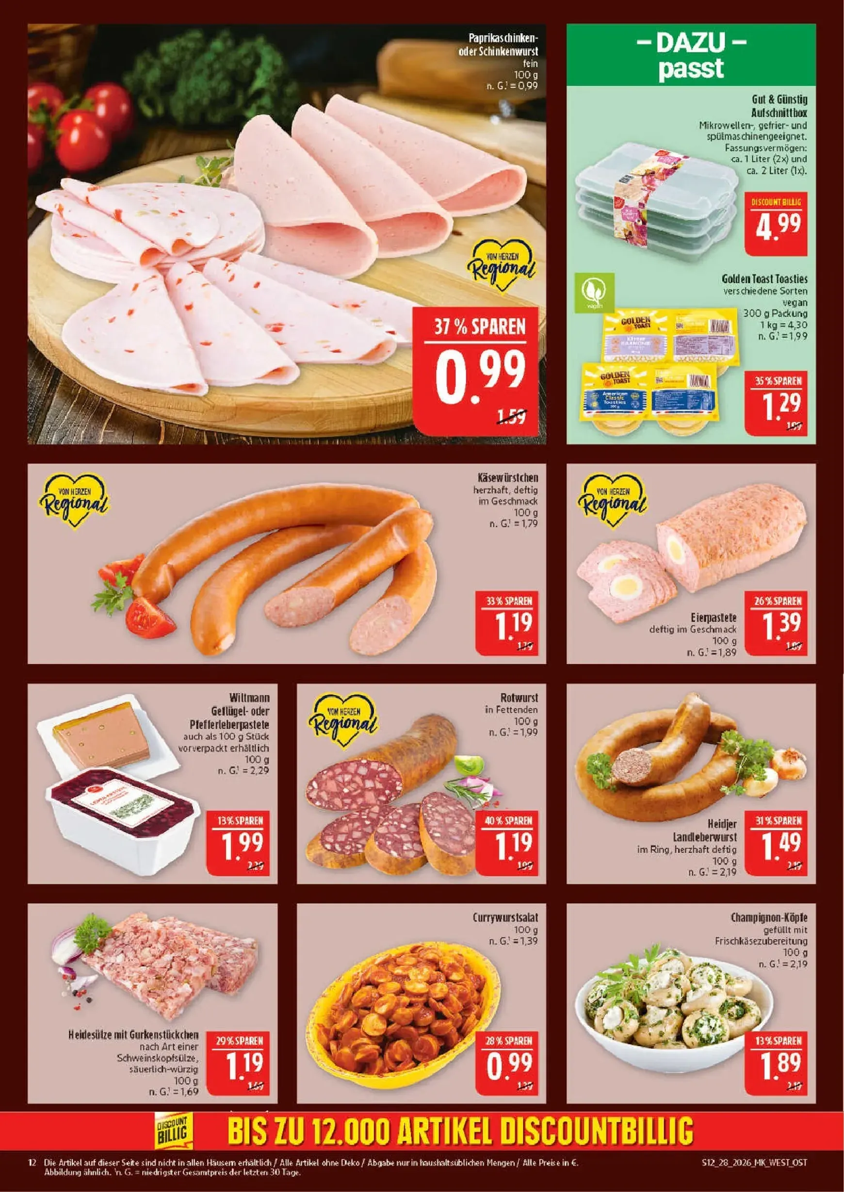 Marktkauf Prospekt – von Montag 06.07.2026 bis Samstag 11.07.2026 von 6. Juli bis 11. Juli 2026 - Prospekt seite 12