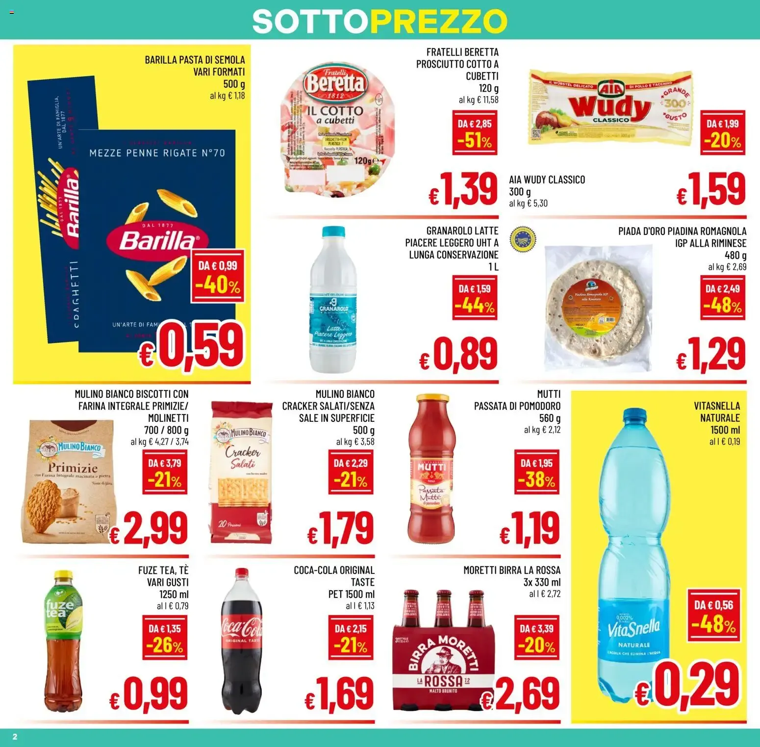 SOTTO PREZZO da 22 luglio a 4 agosto di 2026 - Pagina del volantino 2