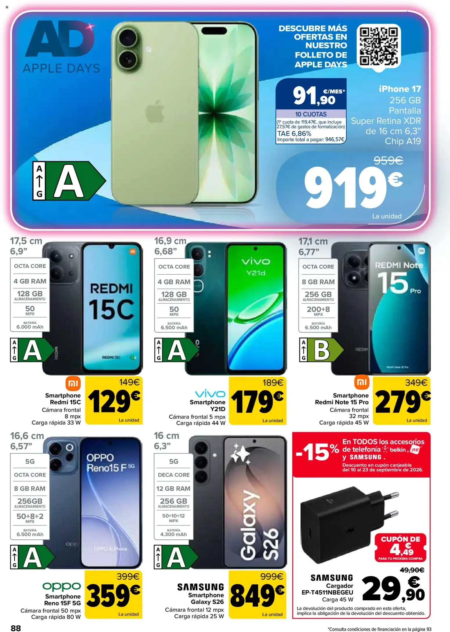 Catálogo de Carrefour folleto del 26/08/2026 | Catálogo 26 de agosto al 9 de septiembre 2026 - Página 87