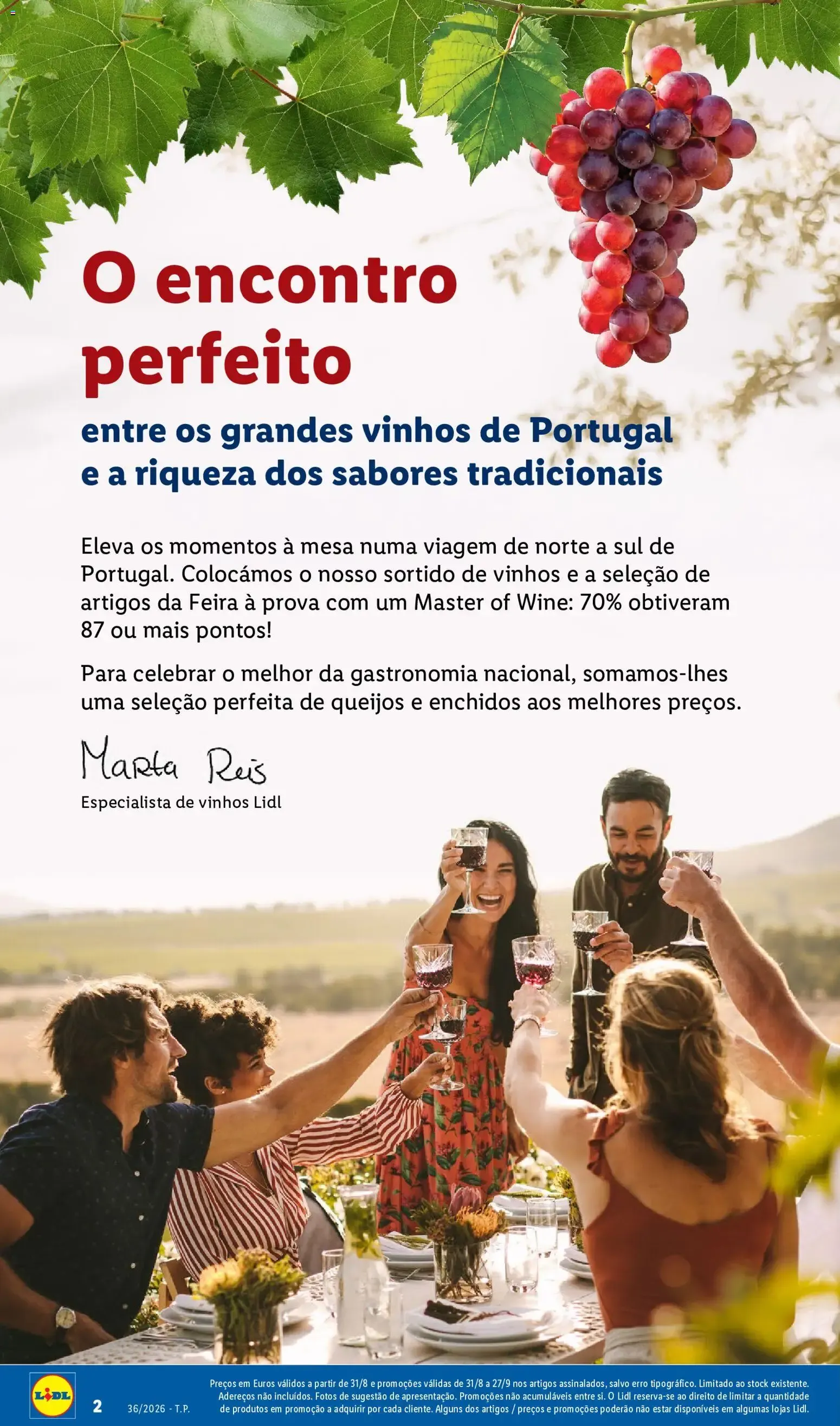 Folheto VINHOS & QUEIJOS ENCHIDOS de 31 de agosto até 27 de setembro 2026 - Pagina 2