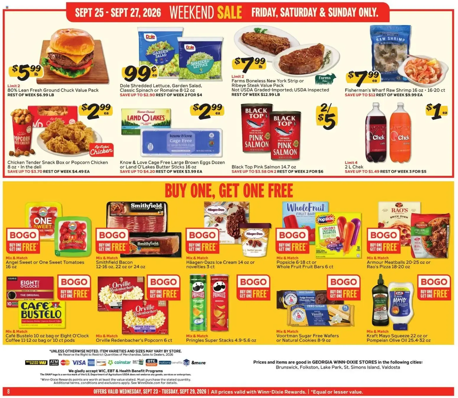 Weekly ad Winn Dixie Weekly Ad (09/23 - 09/29 2026) - Flyer from September 23 to September 29 2026 - Page 8