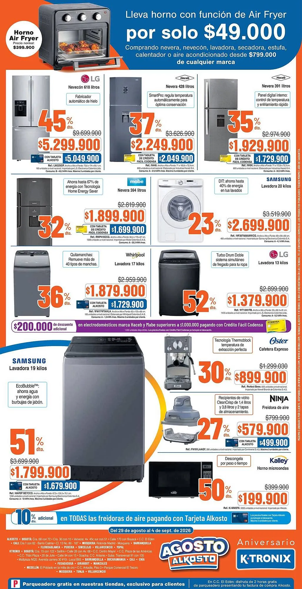 Catalogo de Última semana AGOSTO Aniversario ALKOSTO K-TRONIX 29 de agosto al 4 de septiembre 2023 - Pag 12