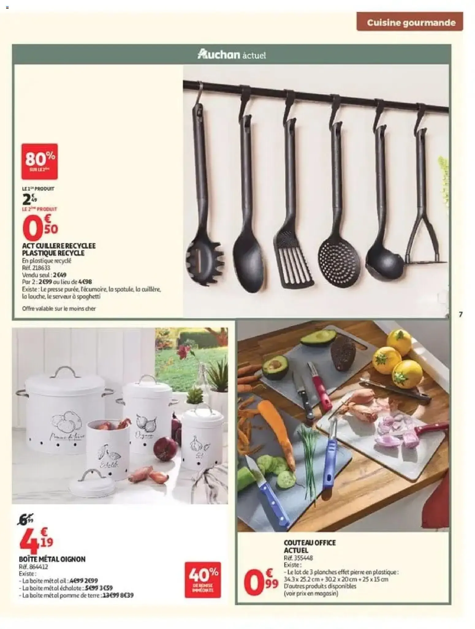 Auchan Cuisine gourmande supers à partir du 22/09/2026 - promo en ligne du 22 septembre au 3 octobre 2026 - Catalogue page 7