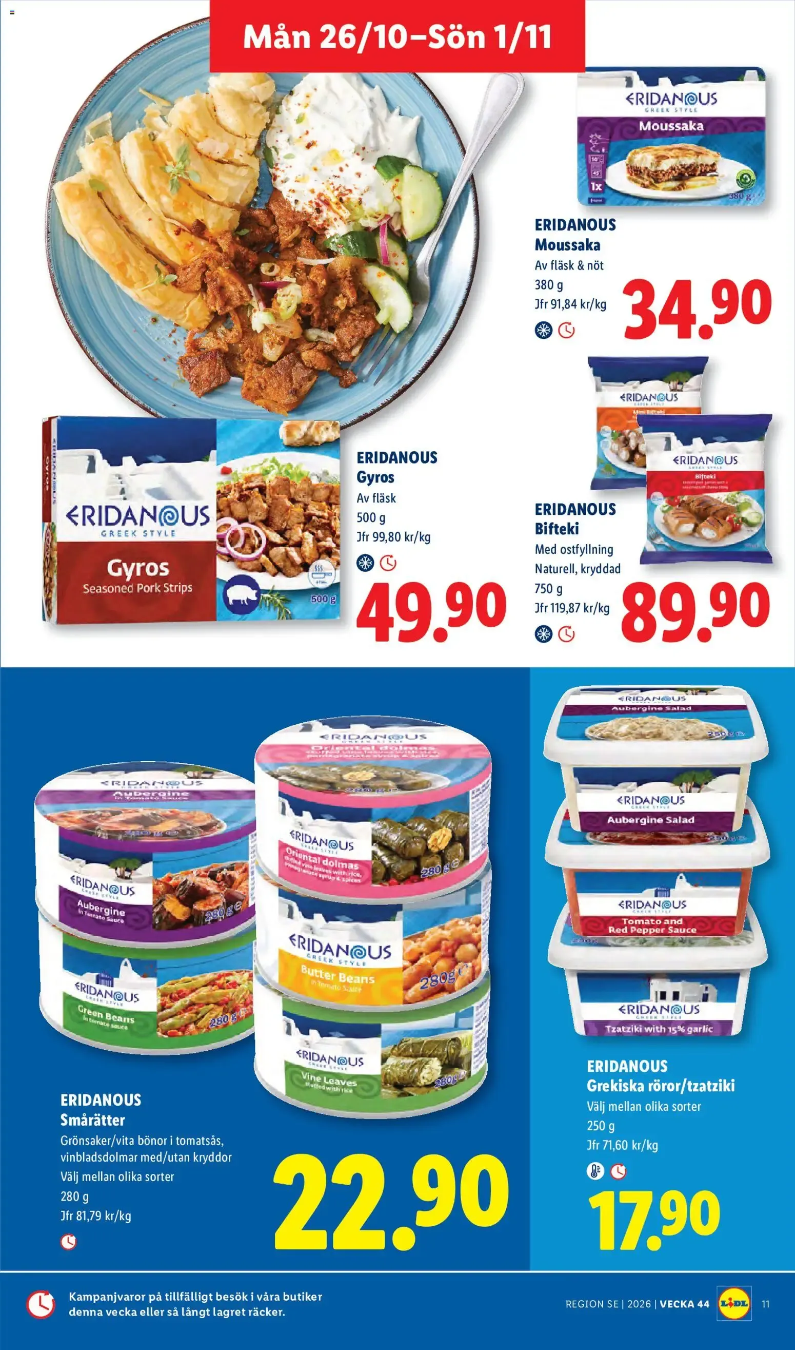 Lidl Veckans erbjudanden från 26 oktober till 1 november 2026 - Reklamblad sidor 13