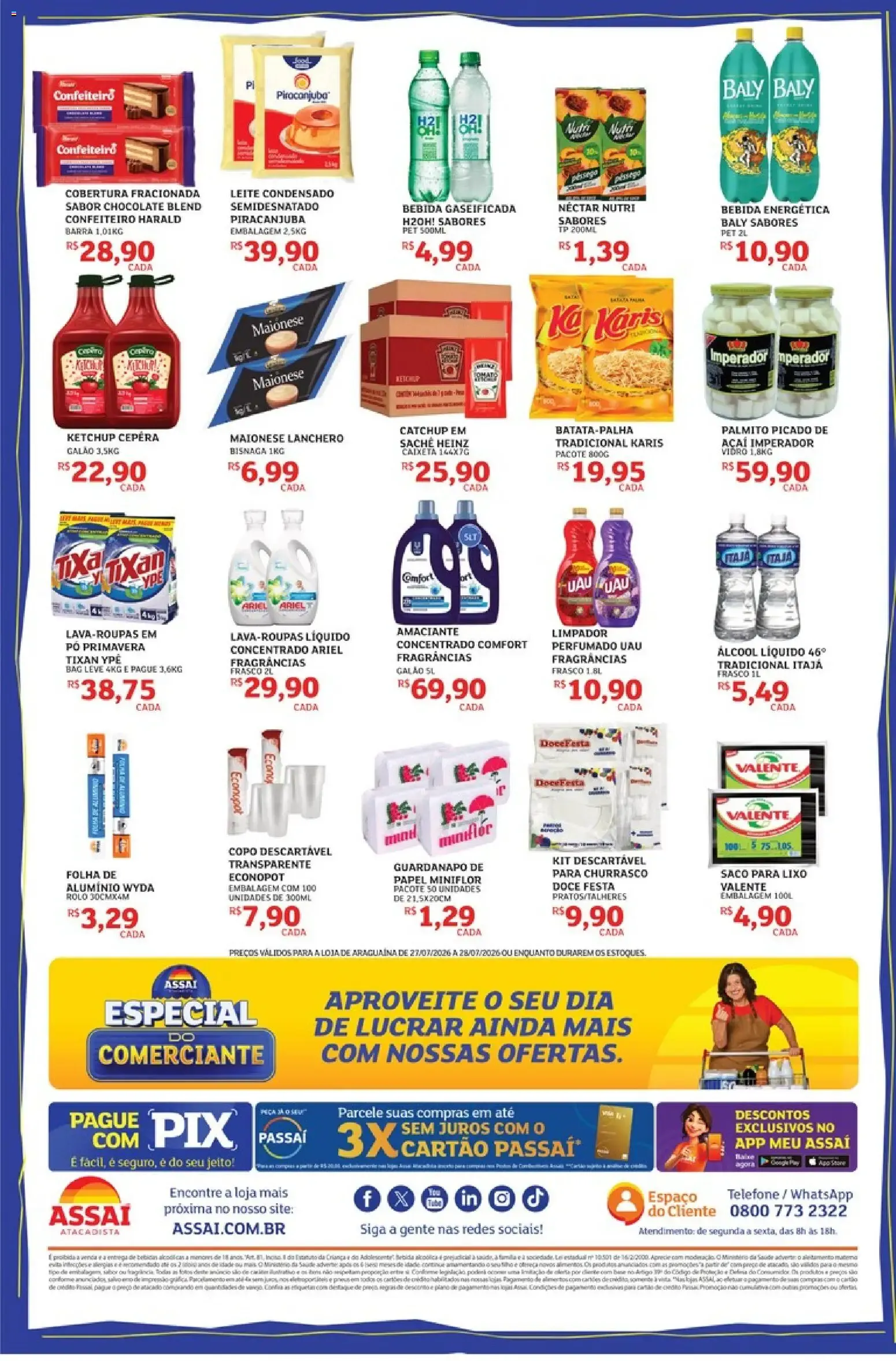 Encarte de Assaí Atacadista - Especial do Comerciante 27 de julho até 28 de julho 2026 - Pagina 2