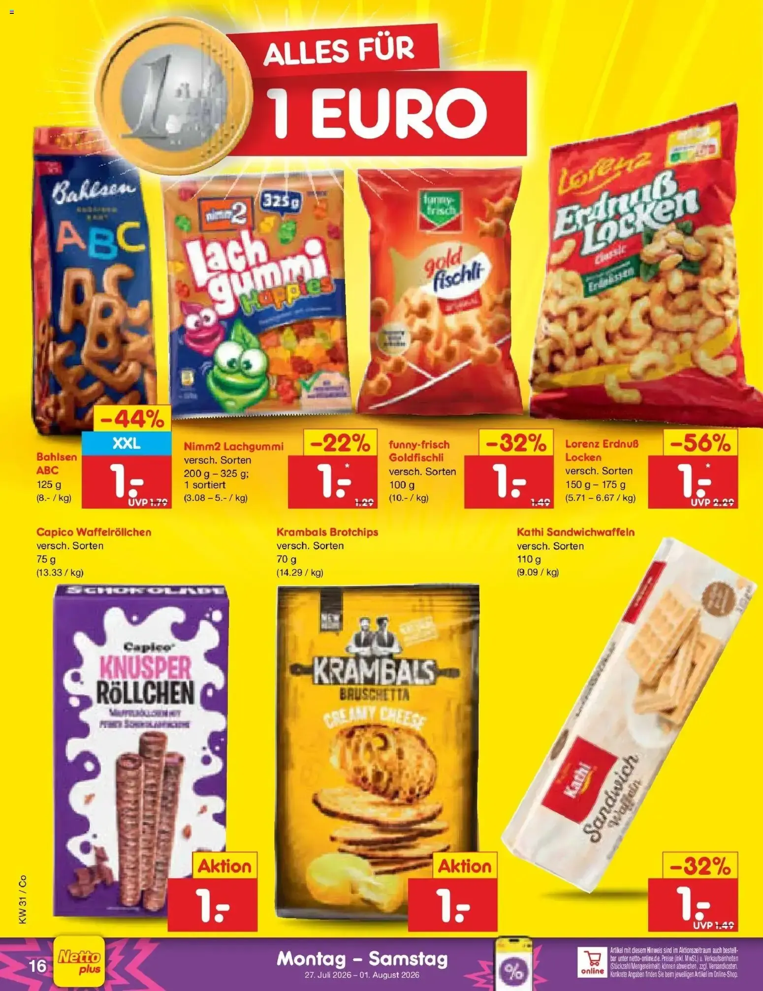 Netto Marken-Discount Prospekt Leipzig (ab 27.07.2026) » Angebote von 27. Juli bis 1. August 2026 - Prospekt seite 26